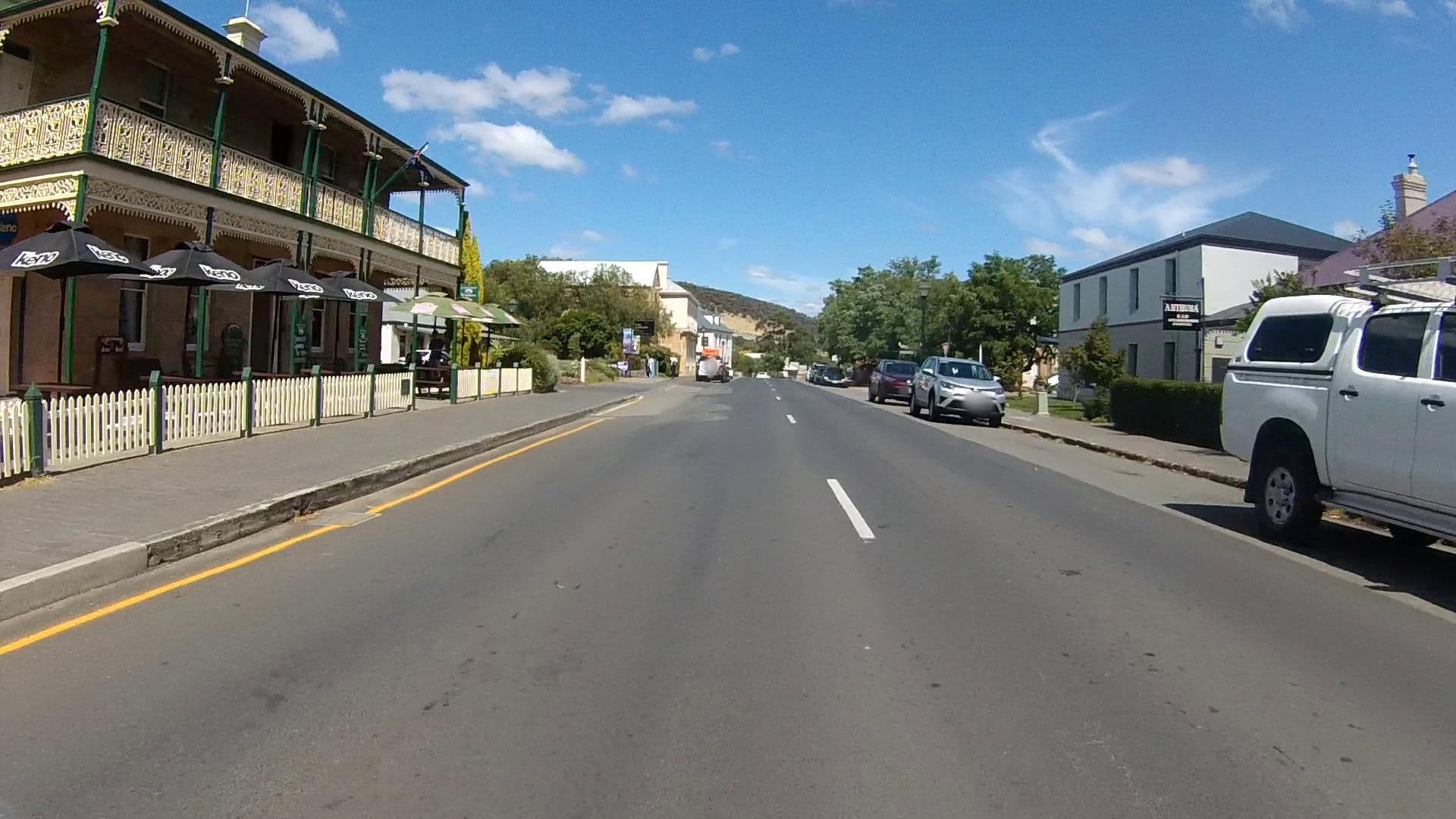 Street view near The Richmond Arms Hotel, Midway Point — © tastrax (CC BY-SA · Mapillary)
