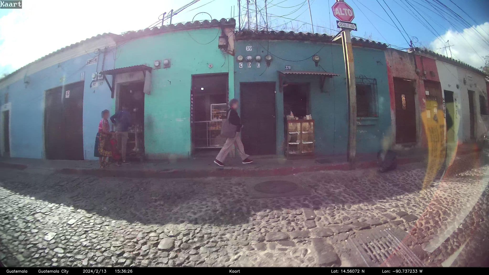Street view near Casa Jacaranda, Antigua Guatemala