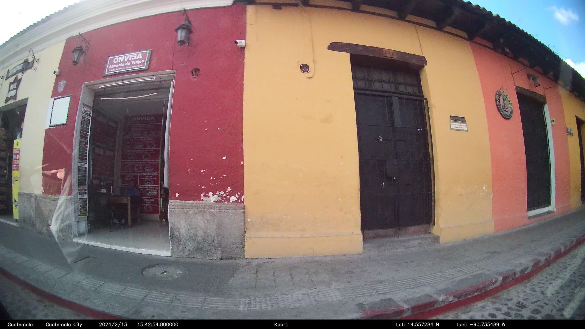 Street view near Hotel & Arte, Antigua Guatemala