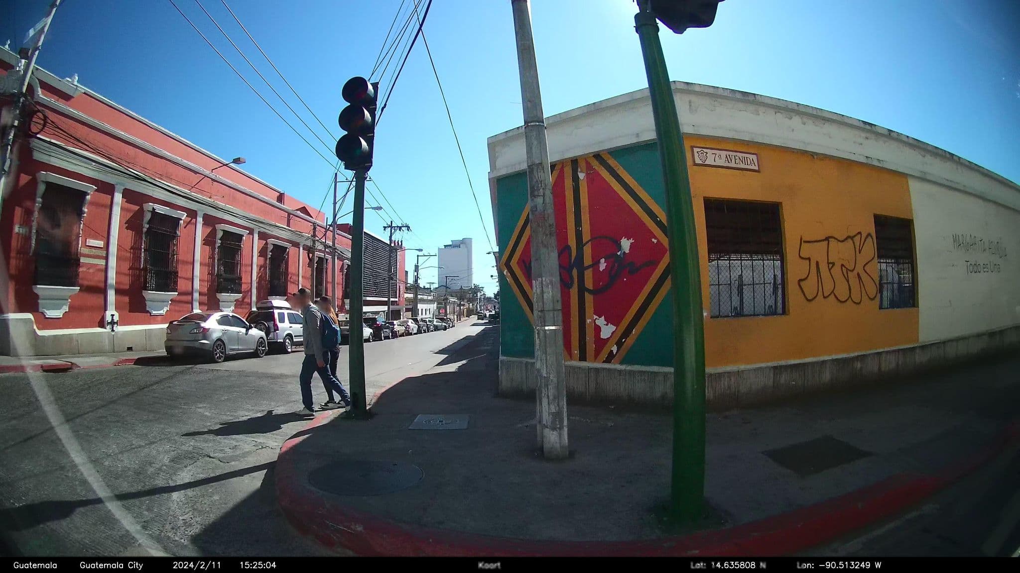 Street view near Club Guatemala, Guatemala City — © kaart_2 (CC BY-SA · Mapillary)