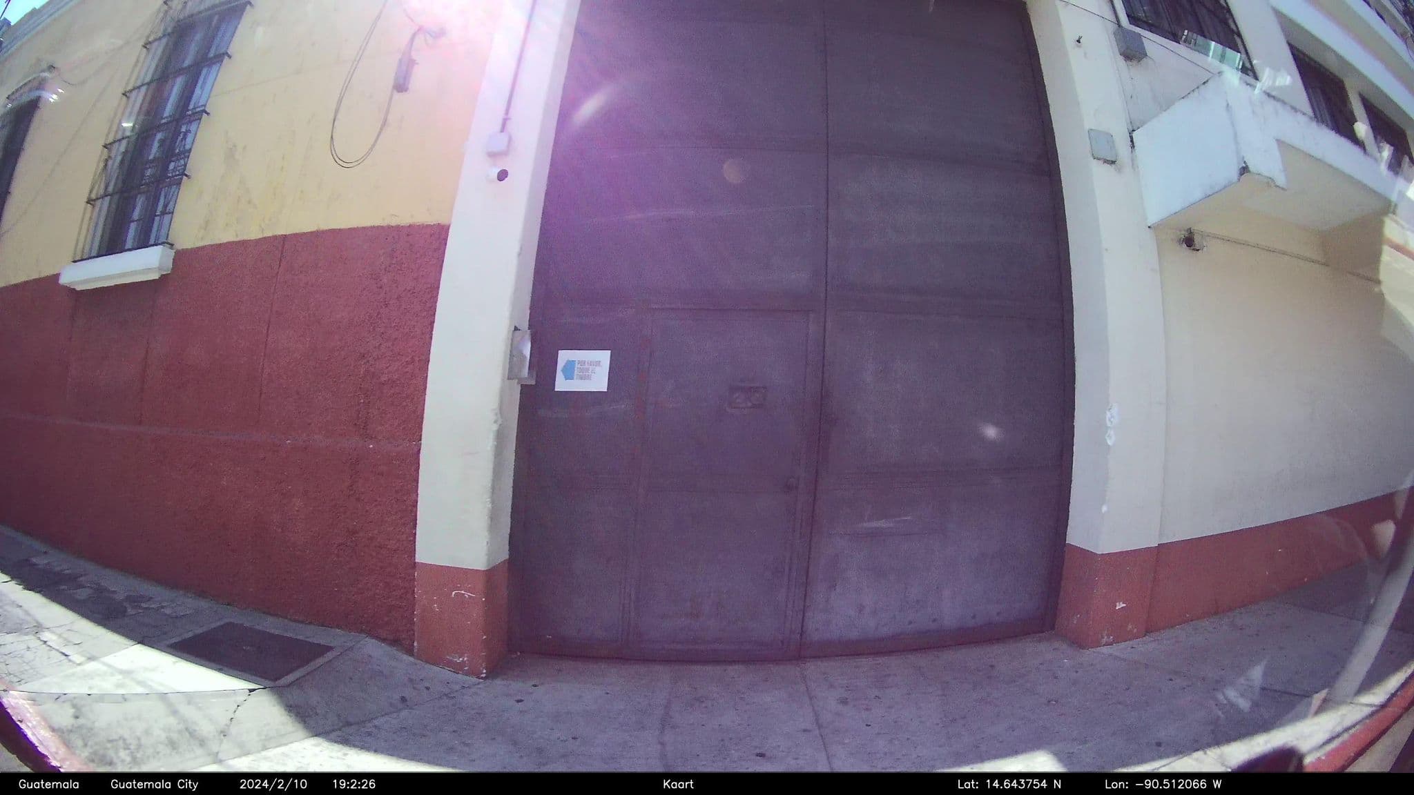 Street view near Ontario Hotel, Guatemala City — © kaart_2 (CC BY-SA · Mapillary)