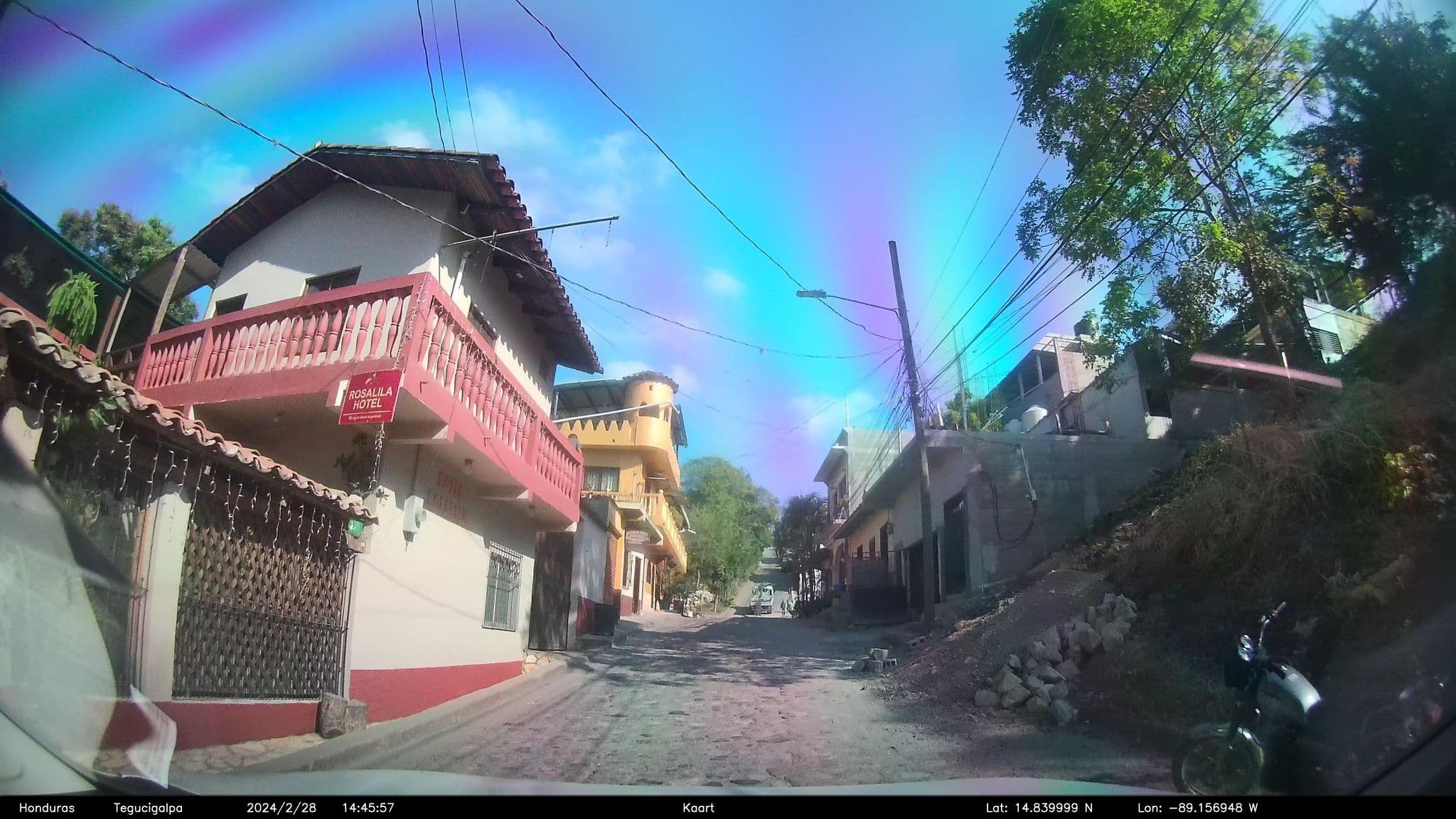 Street view near Hotel Marjenny, Copán Ruinas — © kaart_1 (CC BY-SA · Mapillary)