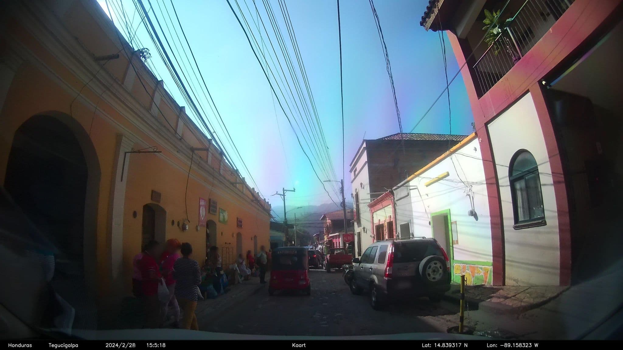 Street view near Hotel Cuna Maya - actual location, Copán Ruinas — © kaart_1 (CC BY-SA · Mapillary)