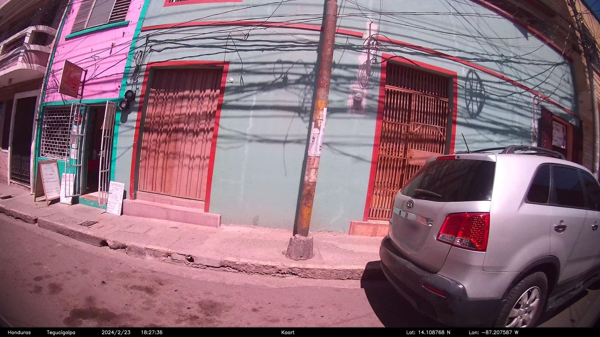 Street view near Hotelito Colonial, Tegucigalpa — © kaart_4 (CC BY-SA · Mapillary)