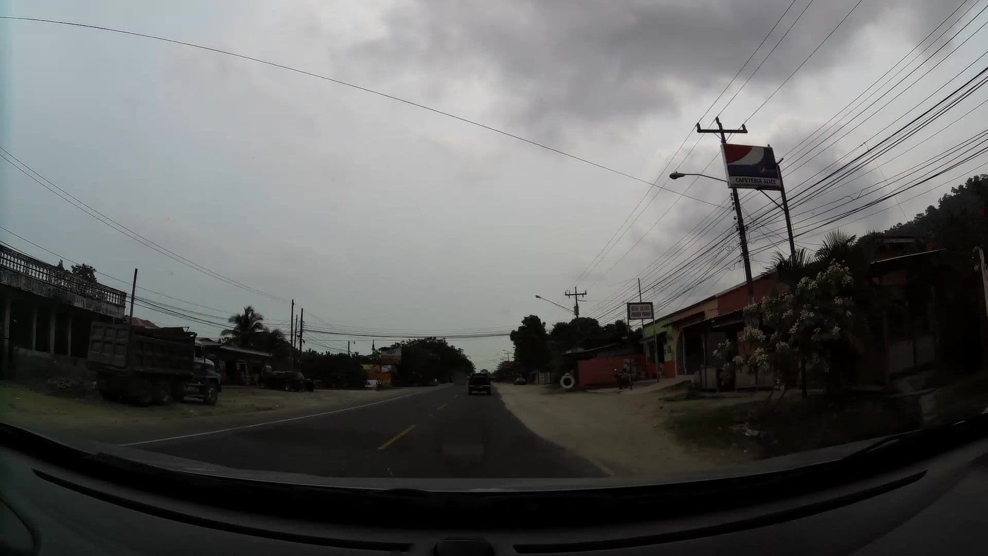 Street view near Hotel Galaxia, El Triunfo de la Cruz — © kaartcam (CC BY-SA · Mapillary)
