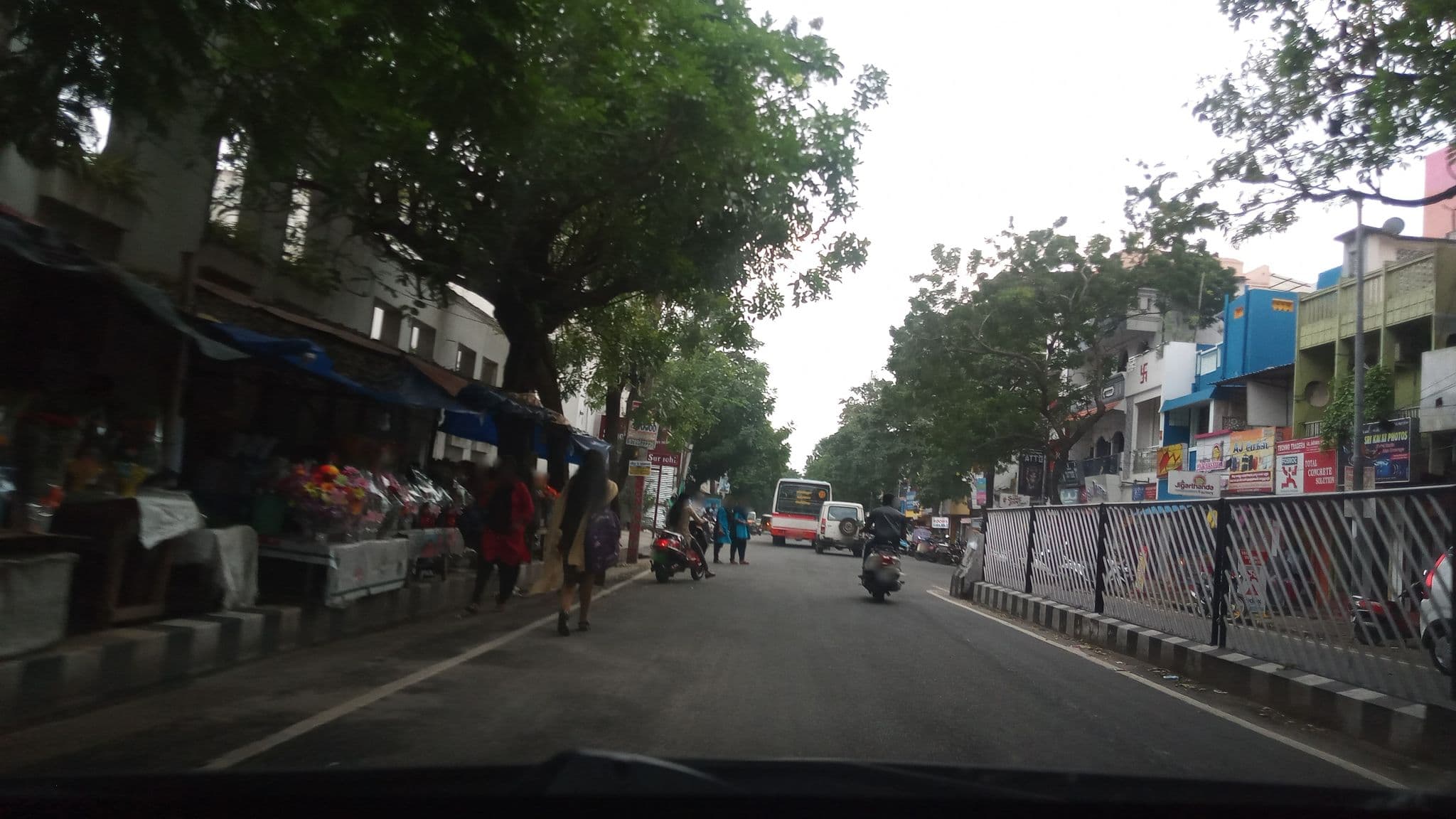 Street view near Hotel Atithi, Puducherry — © pradeepbv (CC BY-SA · Mapillary)
