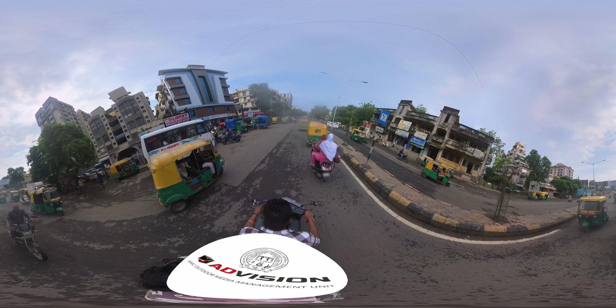 Street view near Dev Regency, Ahmedabad — © skysign (CC BY-SA · Mapillary)