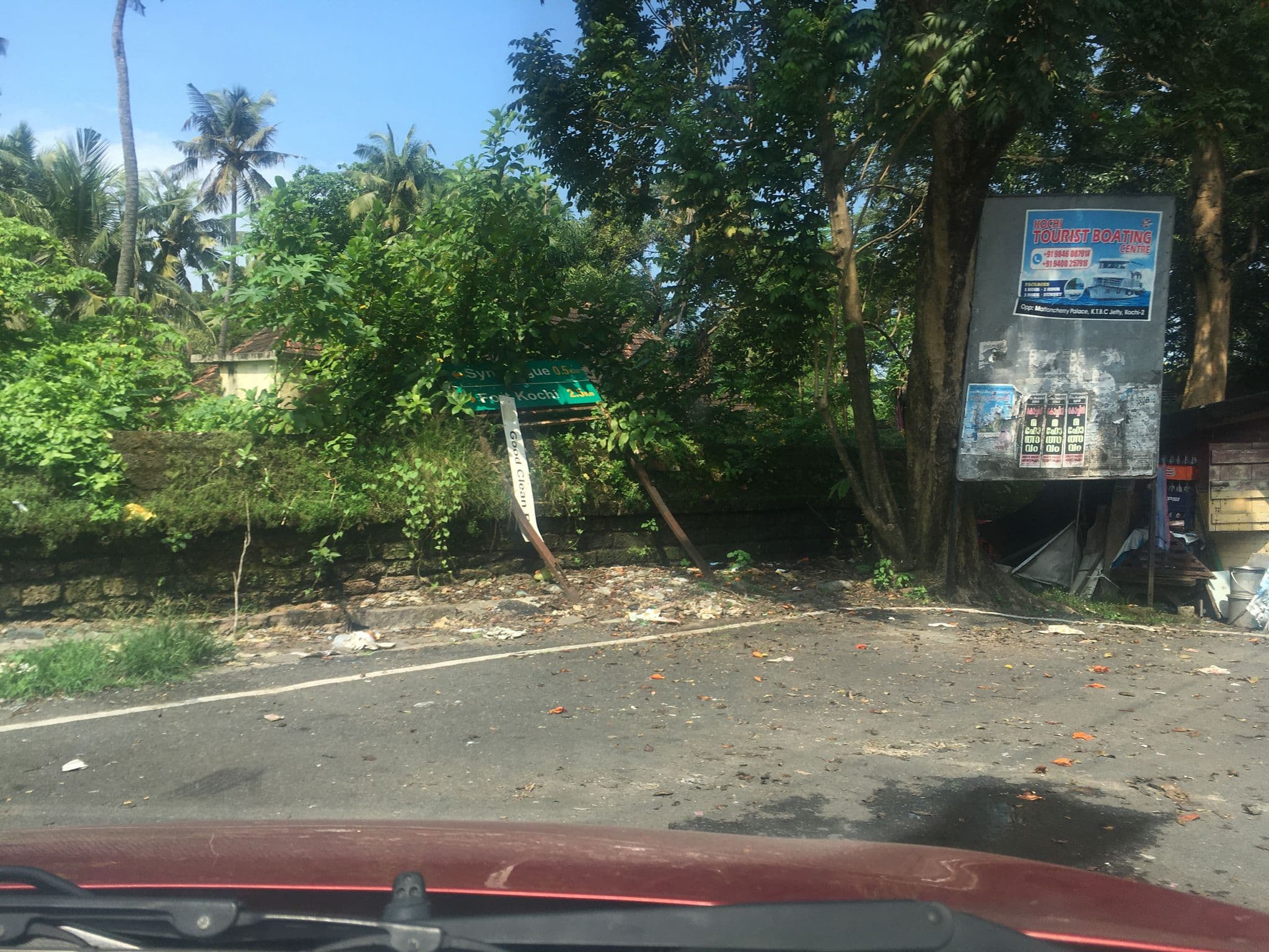 Street view near Caza Maria, Kanayannur
