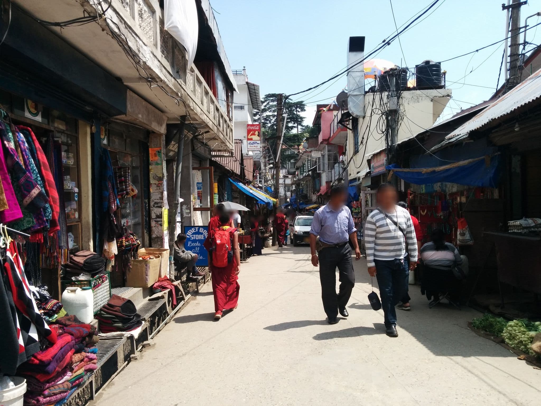 Street view near Tibetan Ashoka Guest House, Dharamsala
