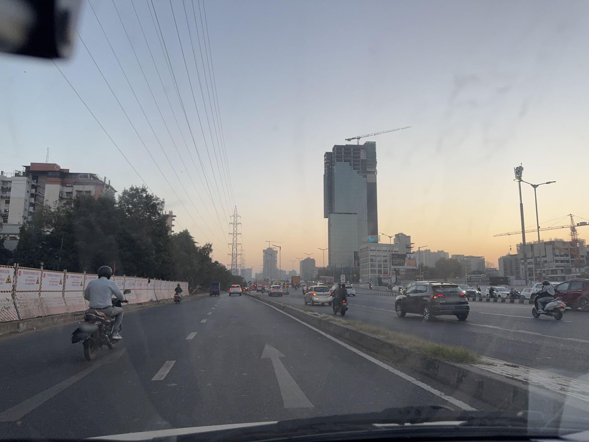 Street view near The Grand Bhagwati, Bopal — © shahashishg (CC BY-SA · Mapillary)