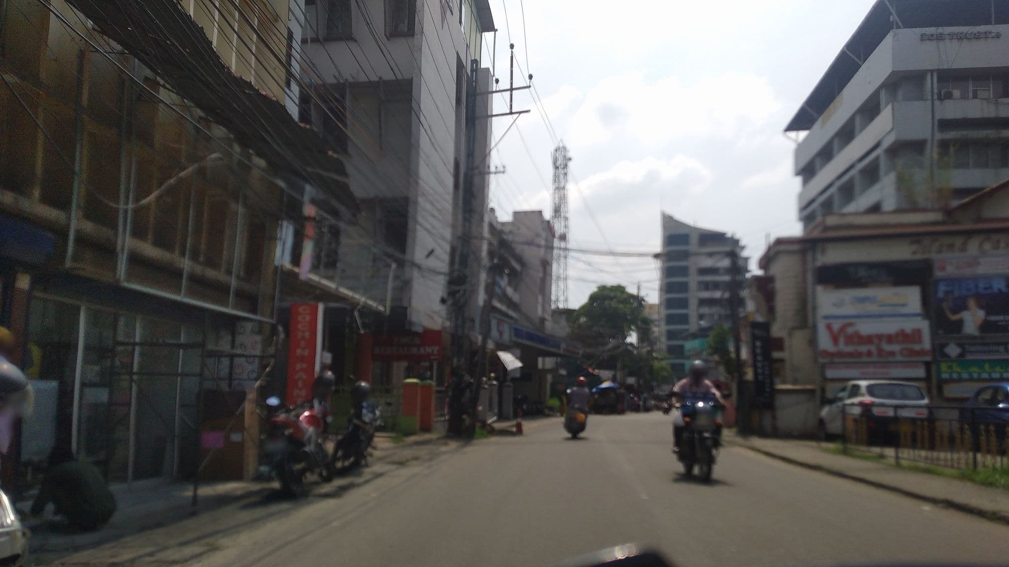 Street view near YMCA, Kanayannur