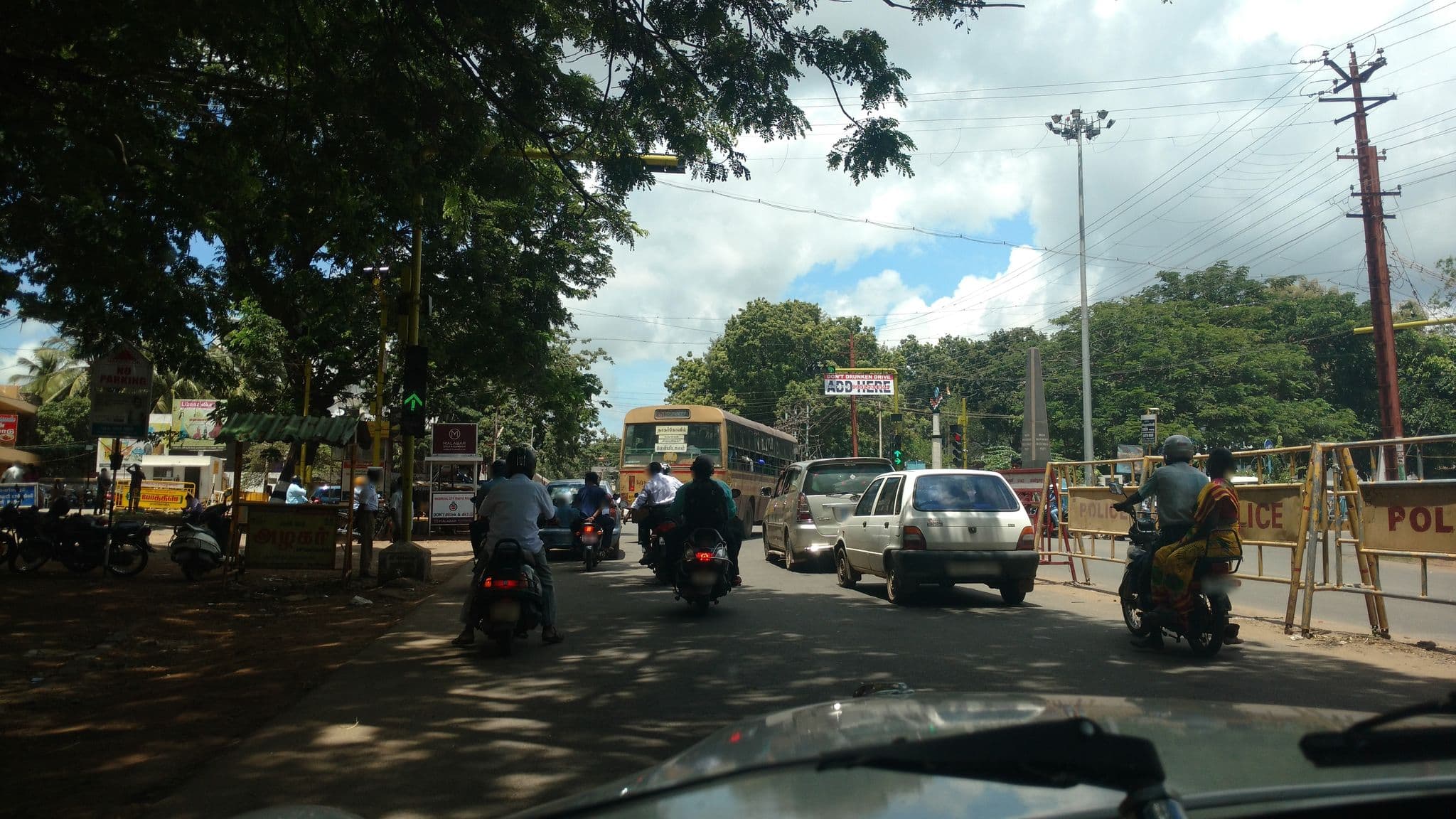 Street view near Hotel Vashanth Krishna, Nāgercoil — © solariiknight (CC BY-SA · Mapillary)
