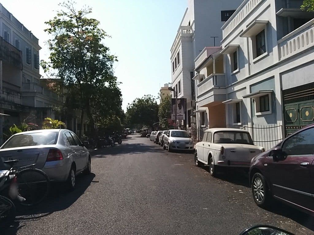 Street view near Executive Inn, Puducherry — © sashazykov (CC BY-SA · Mapillary)
