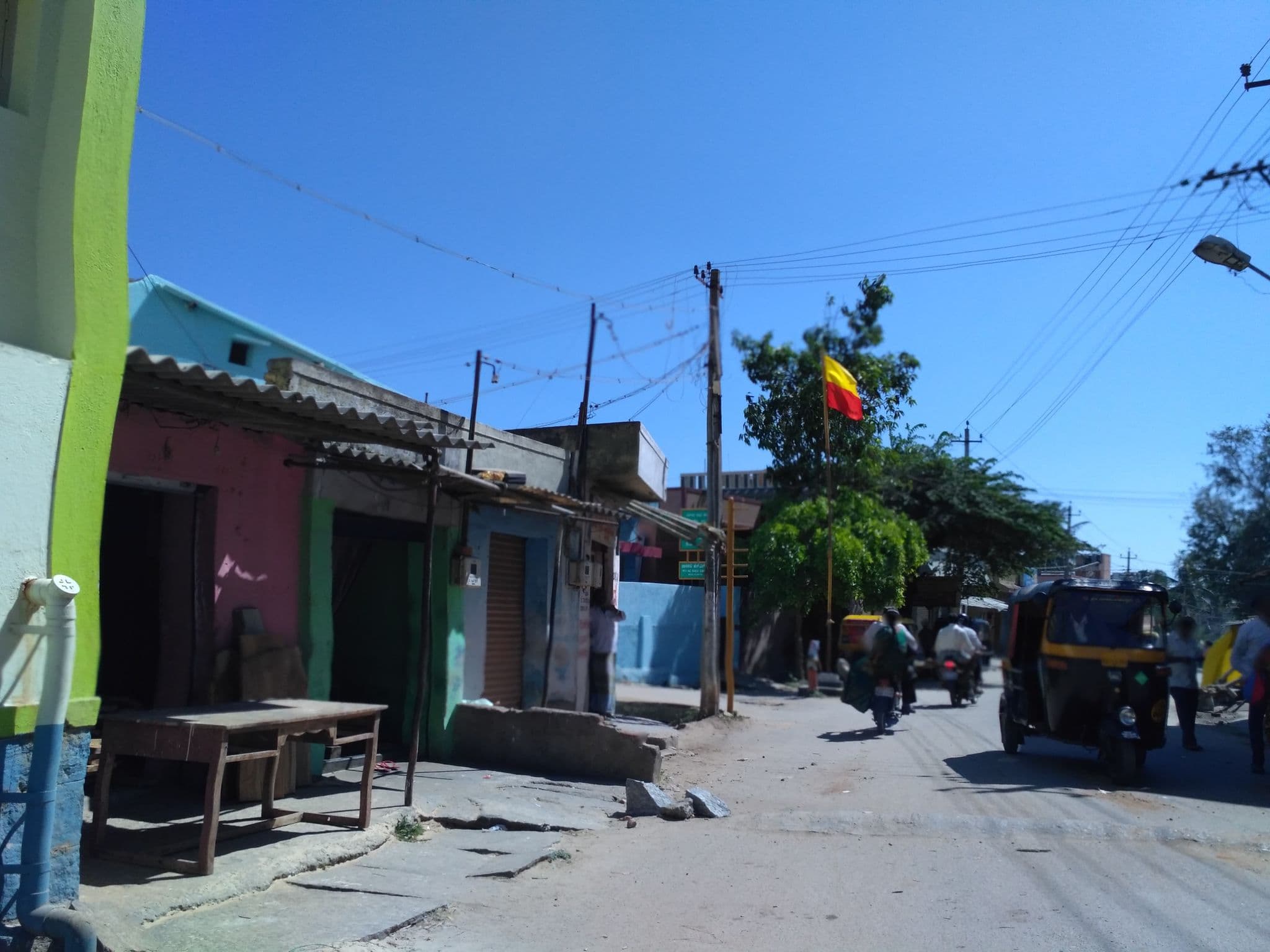 Street view near Shivaganga Krupa, Hassan — © chethan (CC BY-SA · Mapillary)