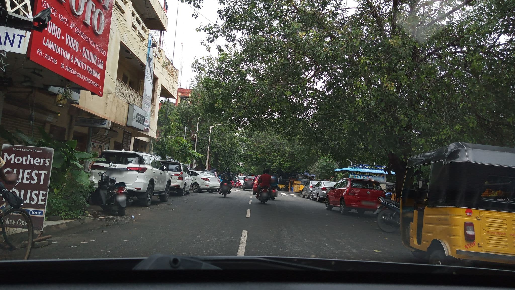 Street view near Pension de famille de Mama, Puducherry — © pradeepbv (CC BY-SA · Mapillary)