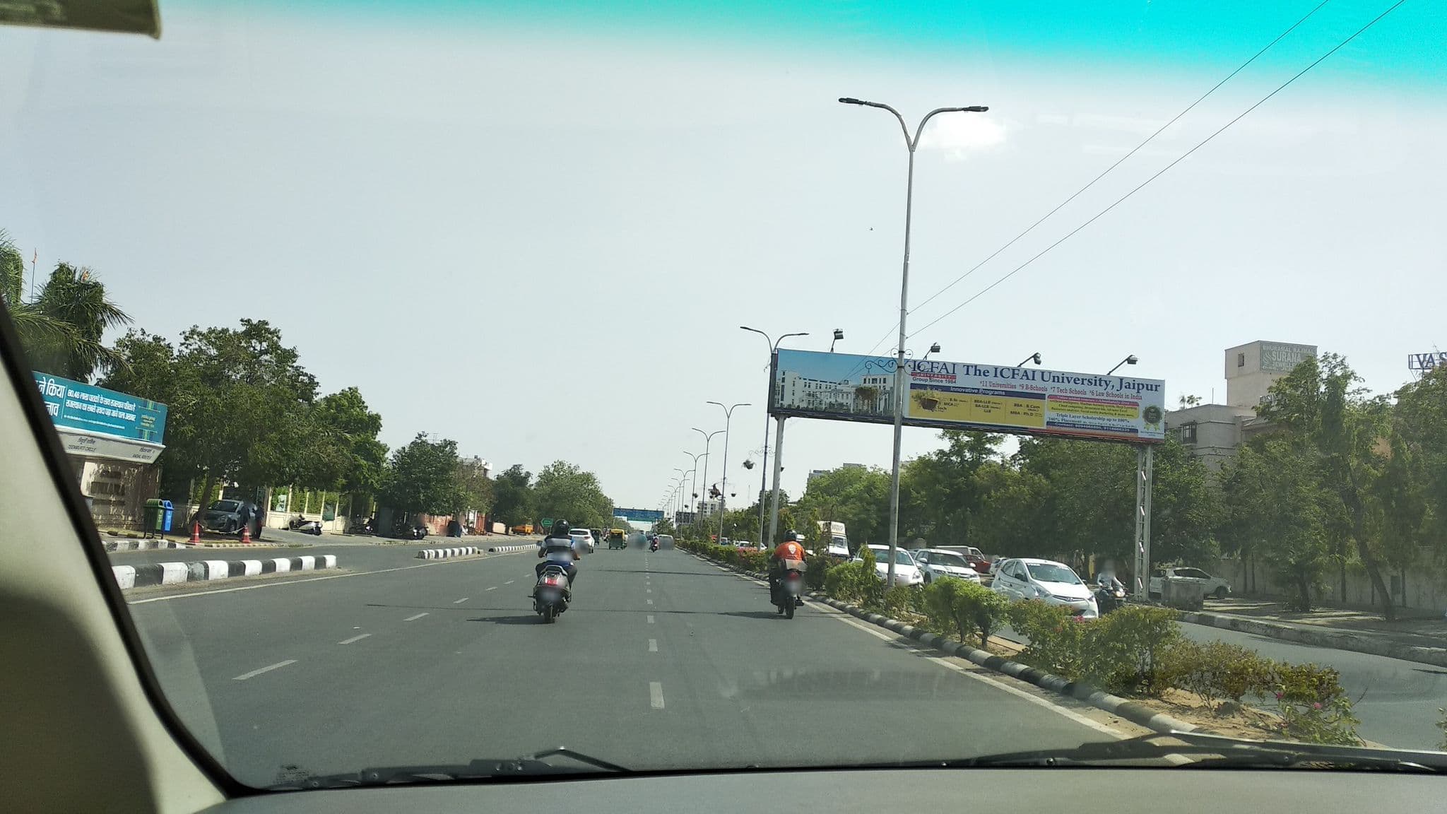 Street view near hotel grand uniara, Jaipur