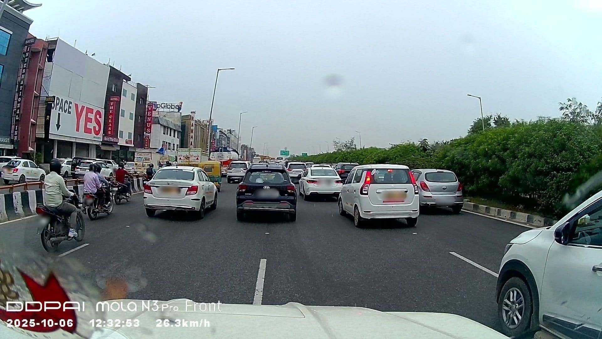 Street view near Hotel Delhi 37, Malakpur Kohi Rangpur — © Ibigrp (CC BY-SA · Mapillary)