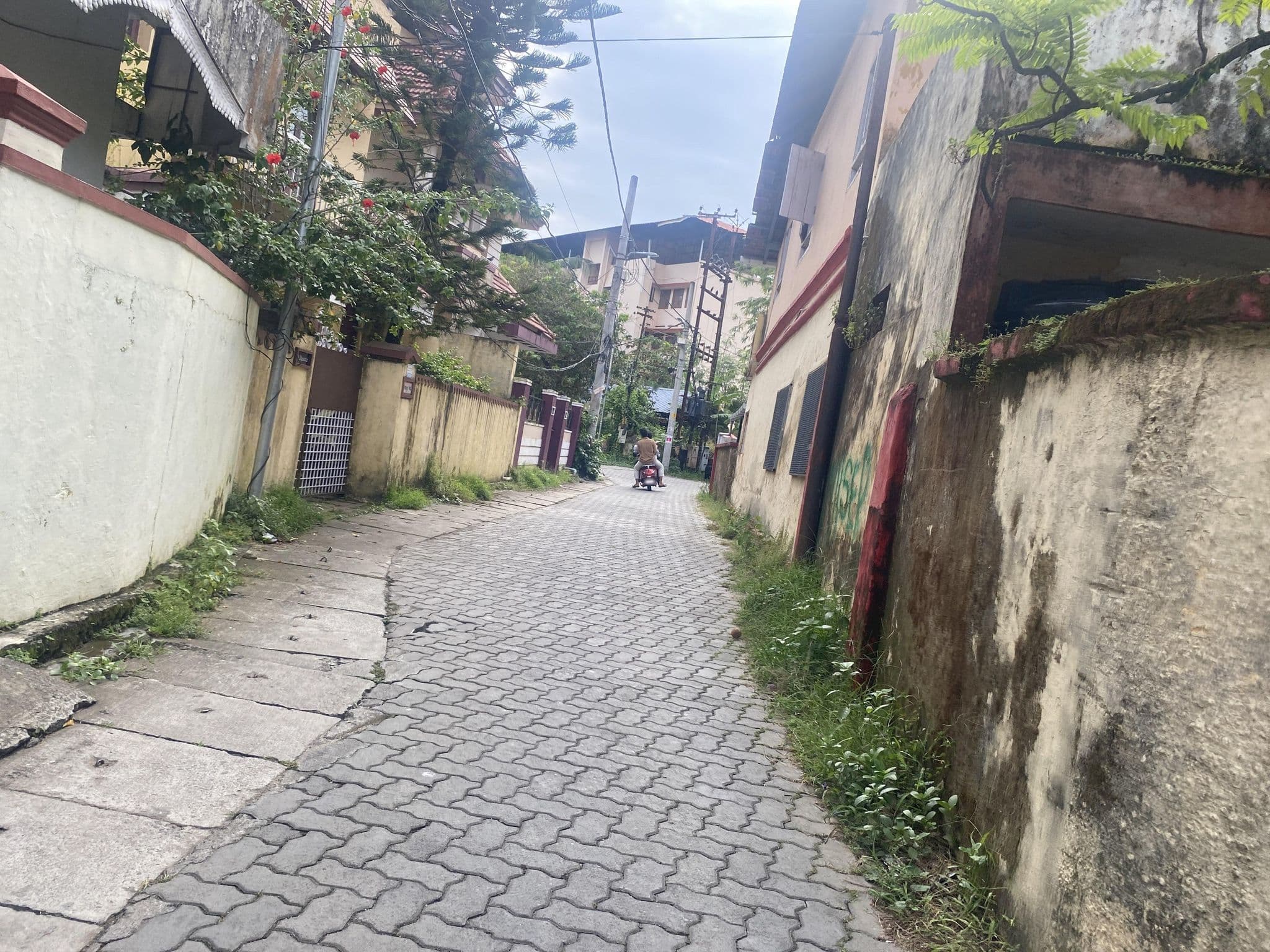 Street view near Biann Homestay, Vypīn