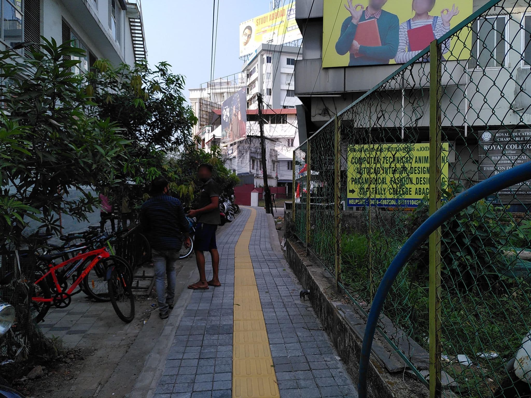Street view near Hotel Abhirami, Mulavukad — © livableurbanism (CC BY-SA · Mapillary)