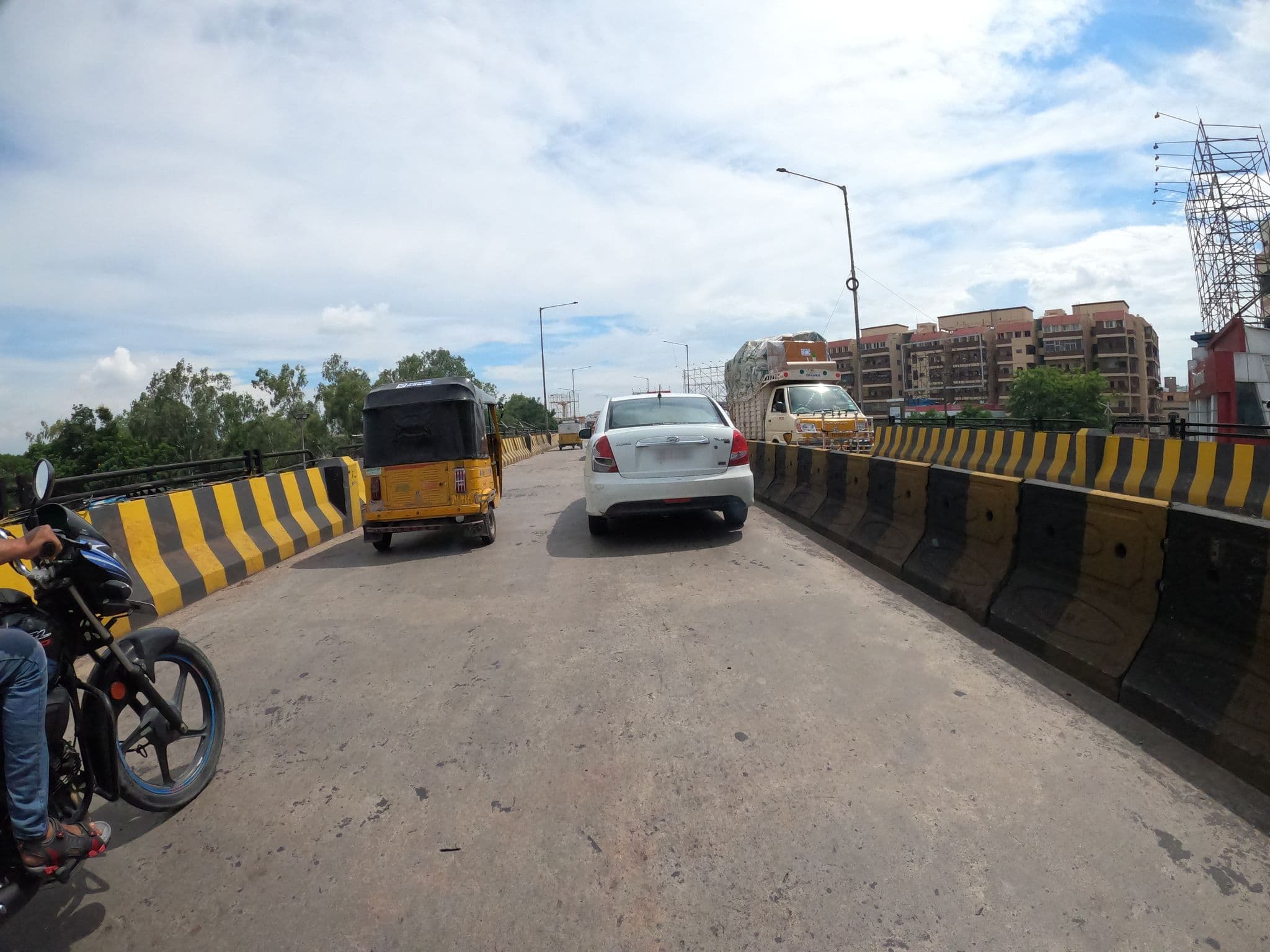 Street view near Hotel Hyderabad heights lodging, Hyderabad — © pra1985 (CC BY-SA · Mapillary)