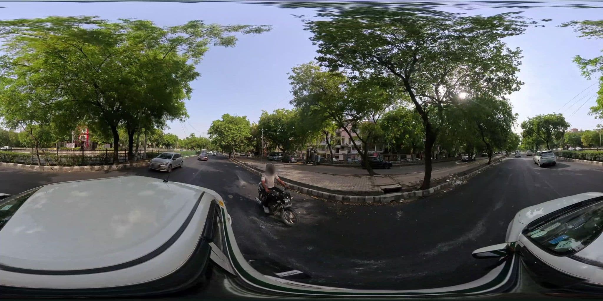 Street view near Gaur Associate (Akshardham Appt), Chhāwāla — © skysign (CC BY-SA · Mapillary)