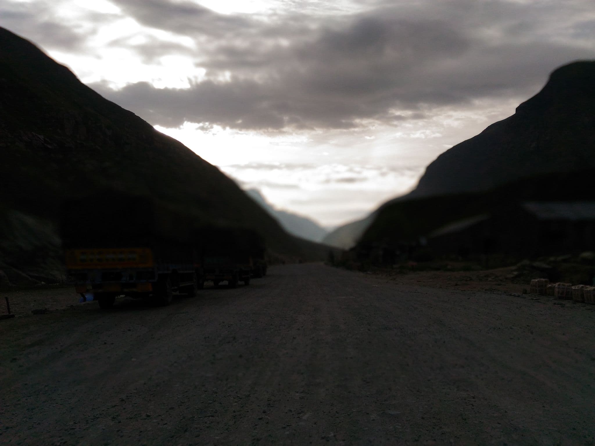Street view near Homestay, Kyelang