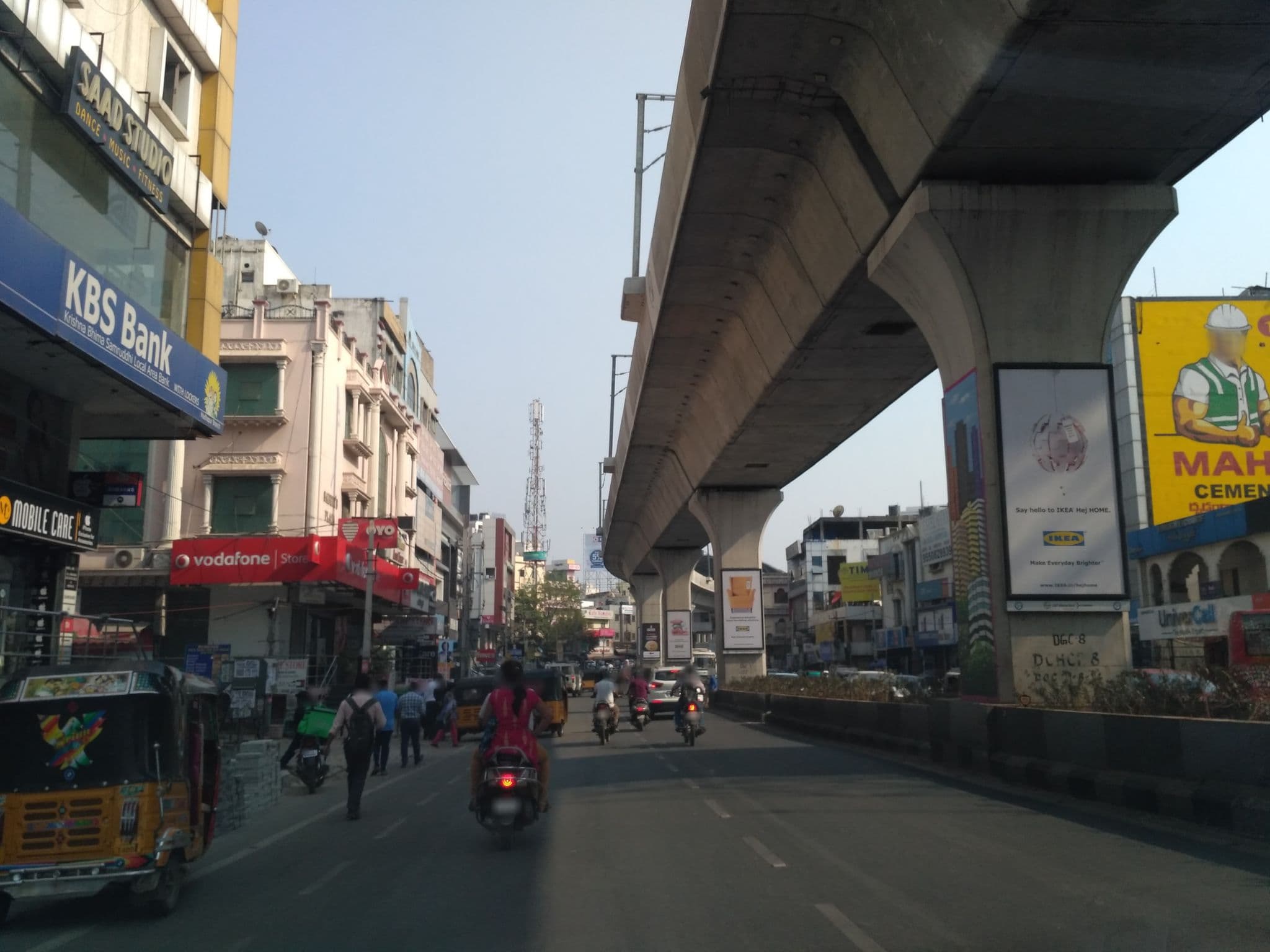 Street view near Apple Homes Guest House, Kukatpally