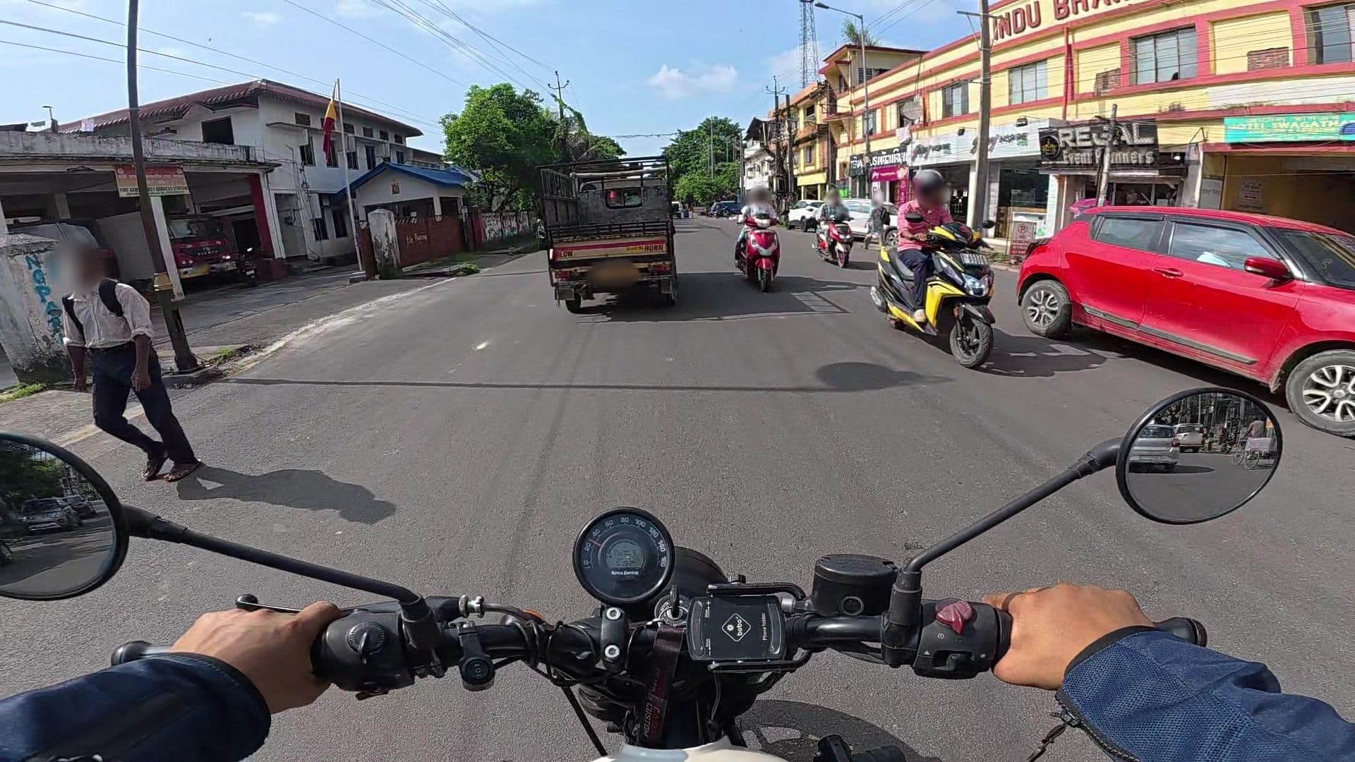 Street view near Hotel Swagatham, Jorhat — © TilokChetri (CC BY-SA · Mapillary)