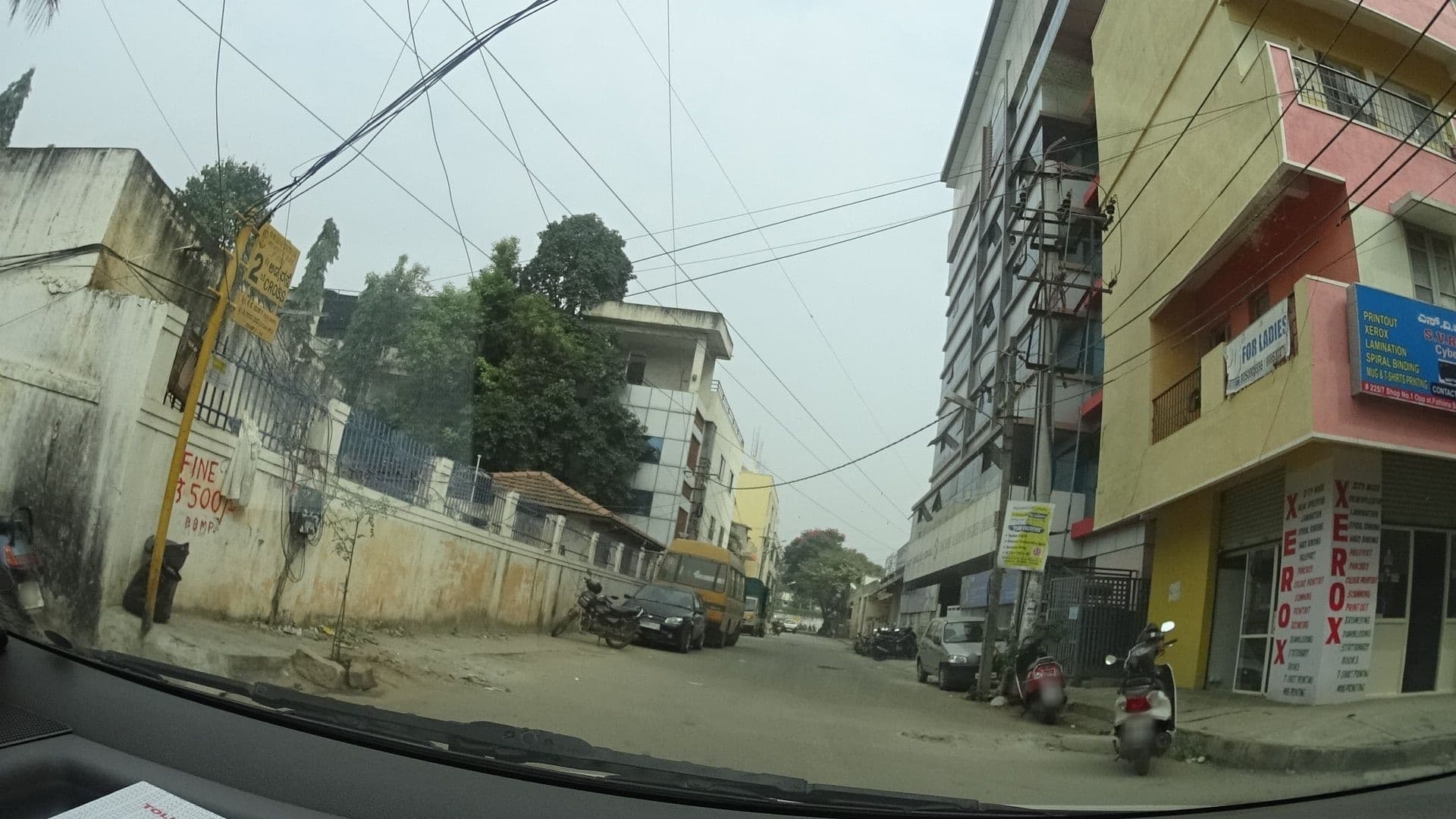 Street view near Girls Hostel, Bengaluru