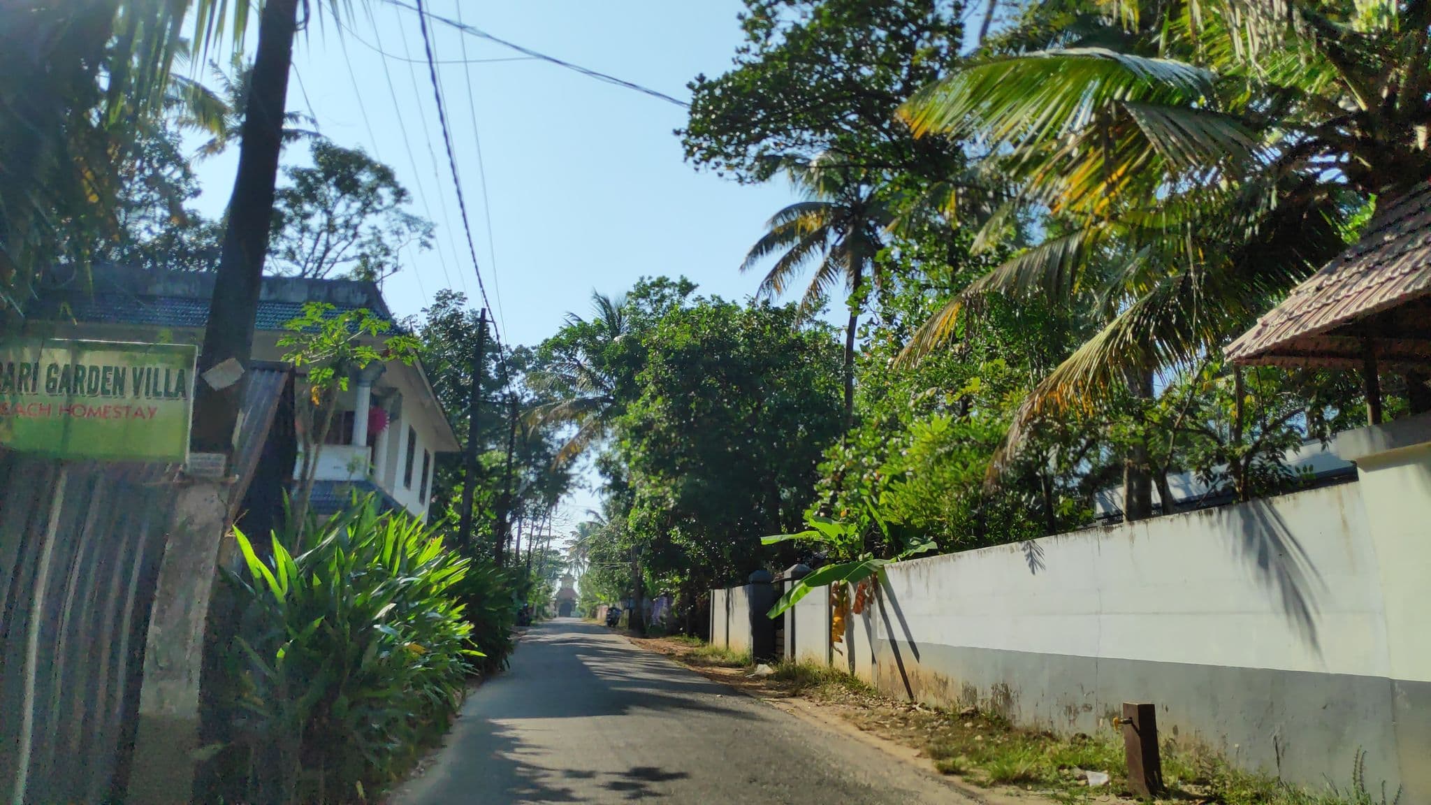 Street view near Marari Garden Ayurveda Homestay (correct location), Pathirappally — © V15 (CC BY-SA · Mapillary)