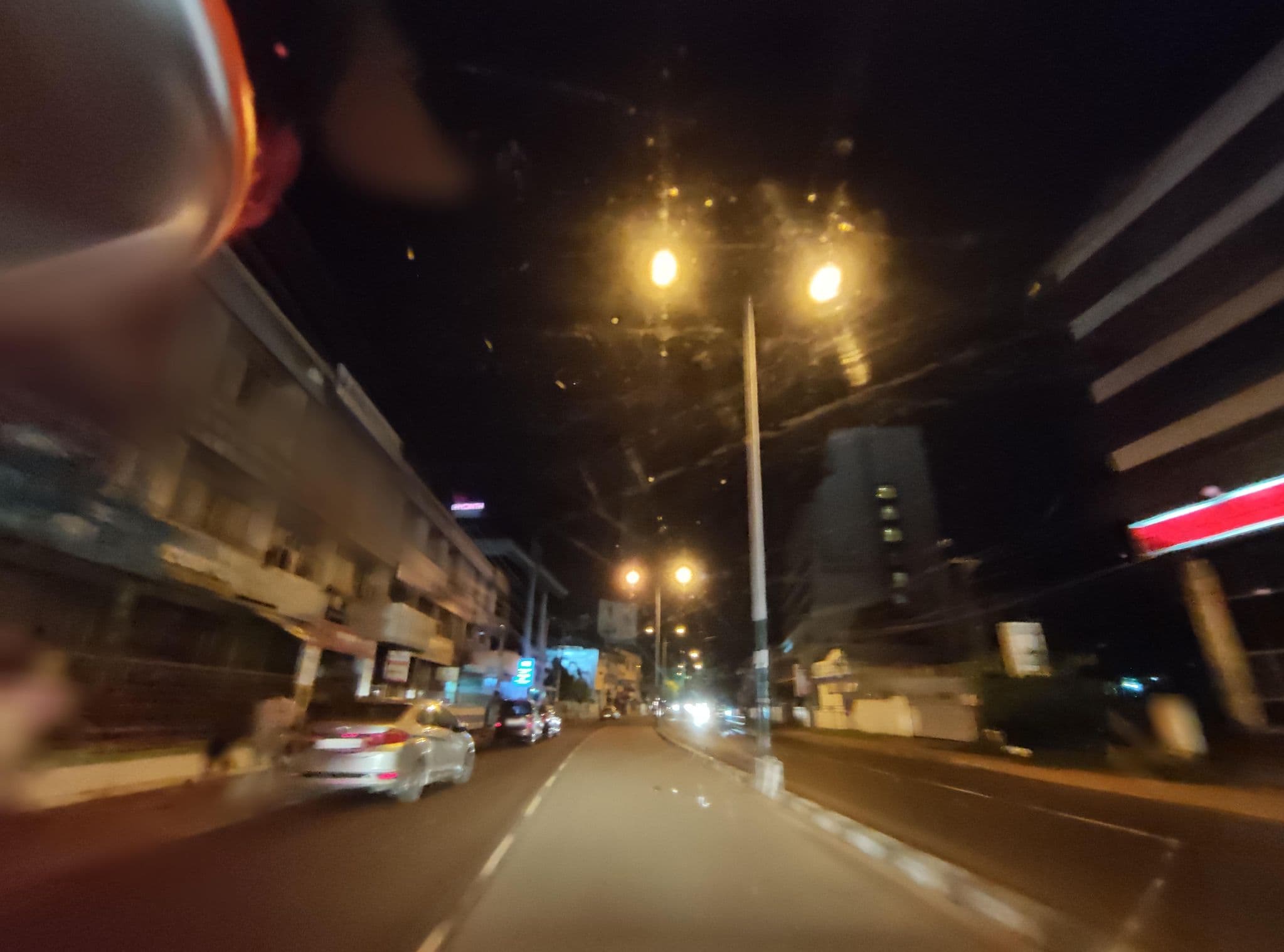 Street view near Rajaram Tourist Home, Thiruvananthapuram