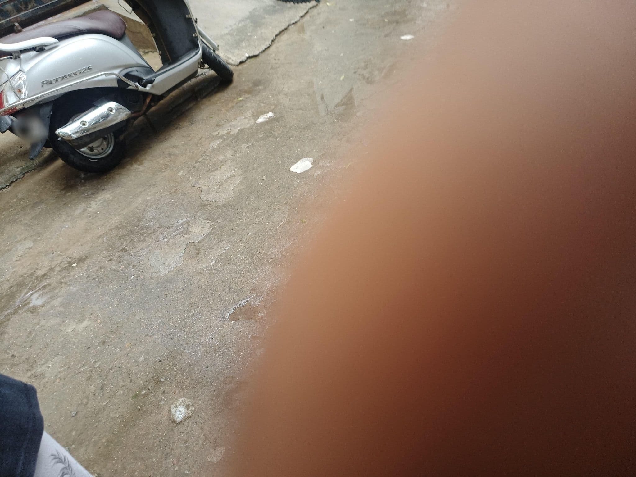 Street view near Sri Aishwarya ladies hostel, Kukatpally