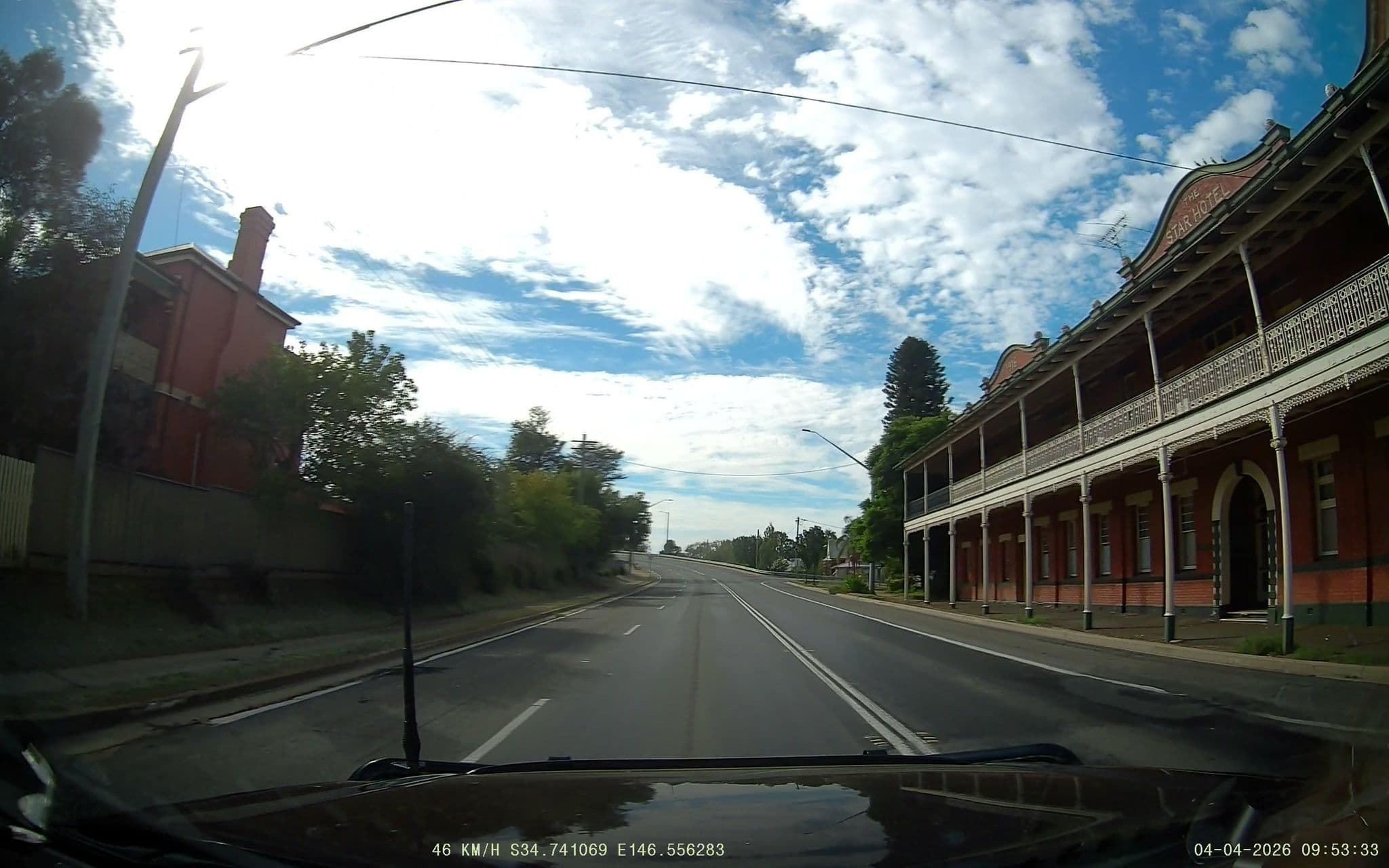 Street view near Historic Star Lodge, Narrandera — © fizzie (CC BY-SA · Mapillary)