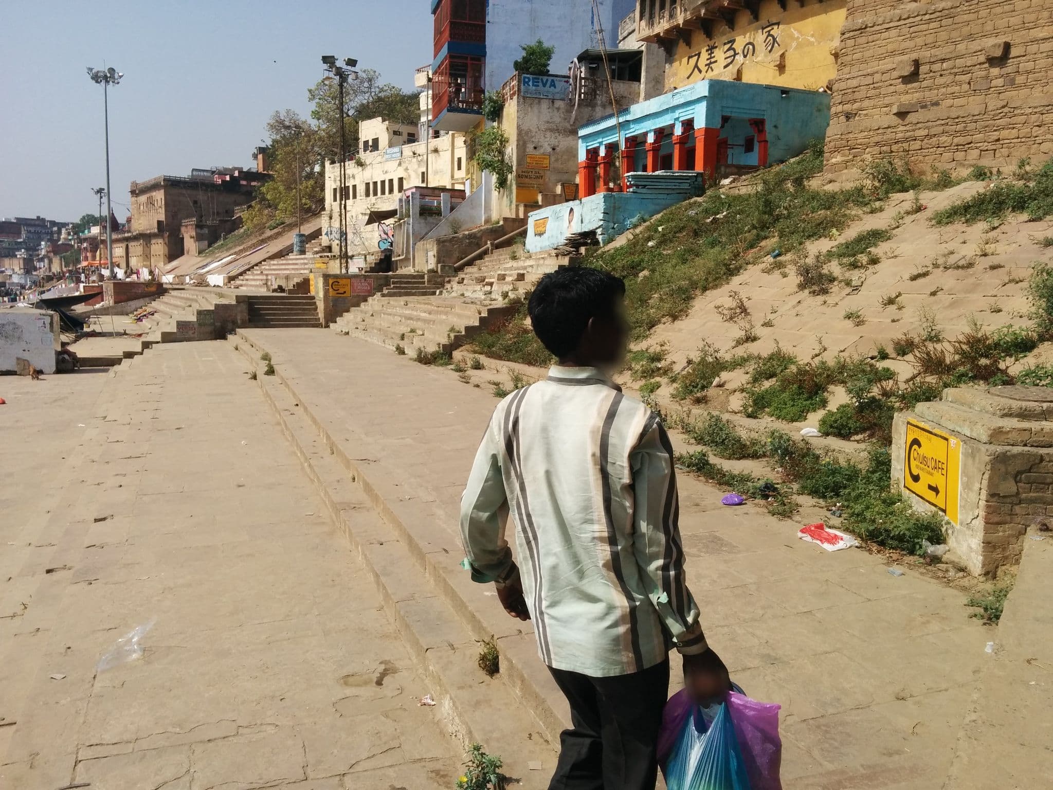 Street view near On the Ghats by Howdy, Varanasi