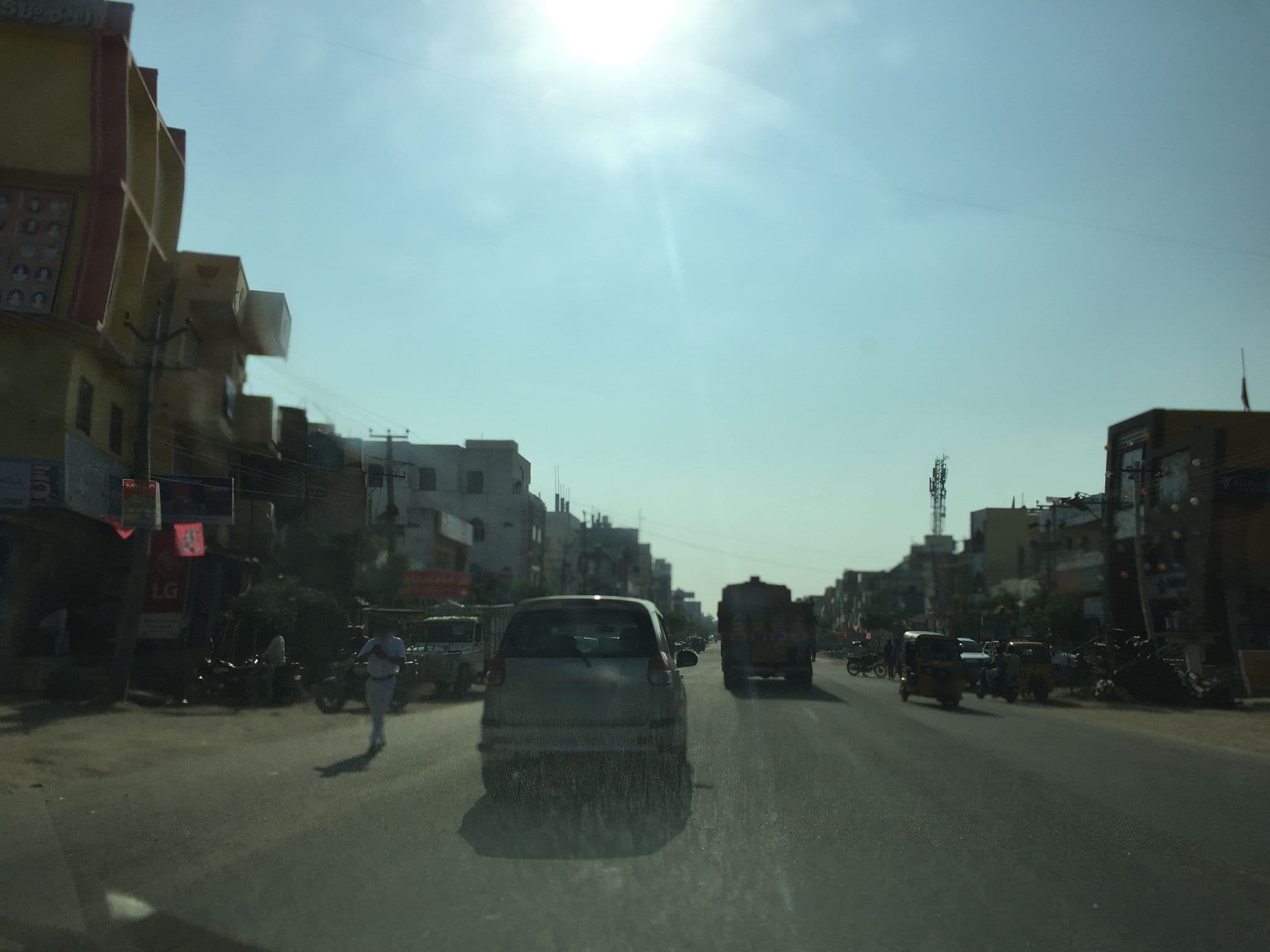 Street view near Akshaya hotel, Jangaon — © nithin (CC BY-SA · Mapillary)