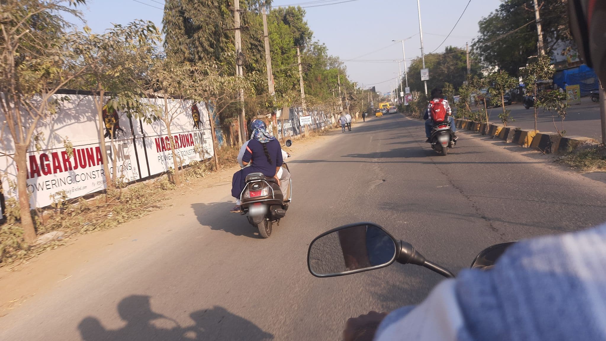 Street view near Veda girl's hostel, Kompalli — © areddy (CC BY-SA · Mapillary)