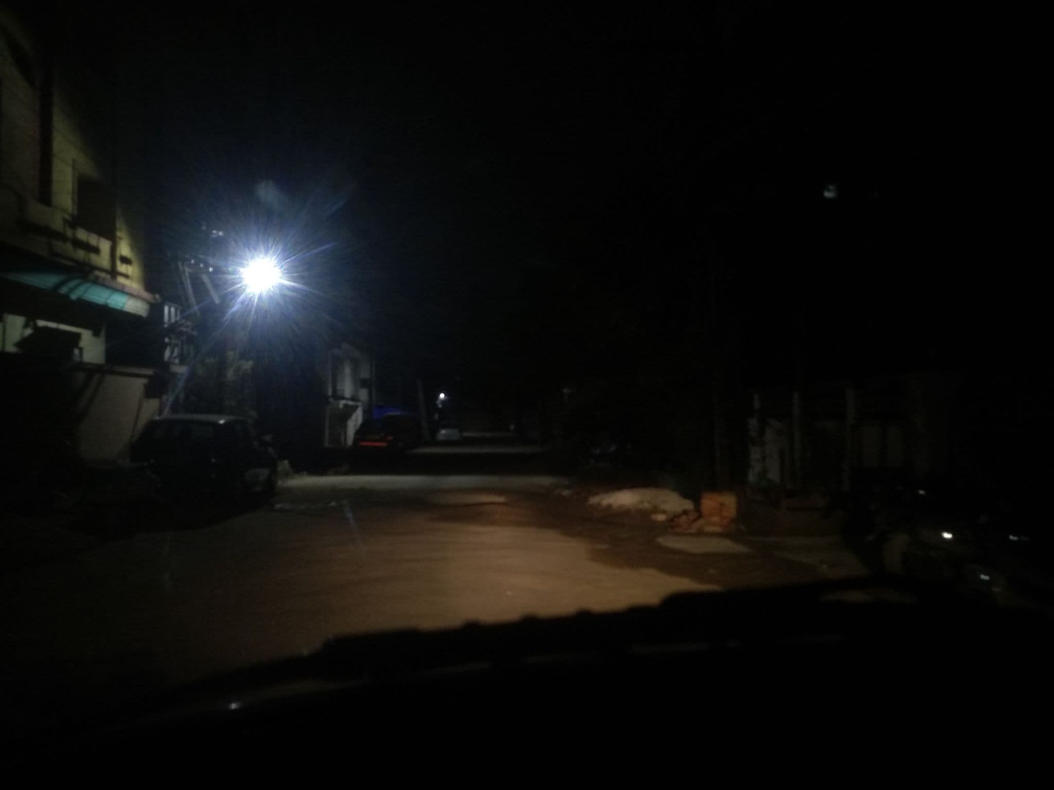 Street view near Ananya women's hostel, Kukatpally