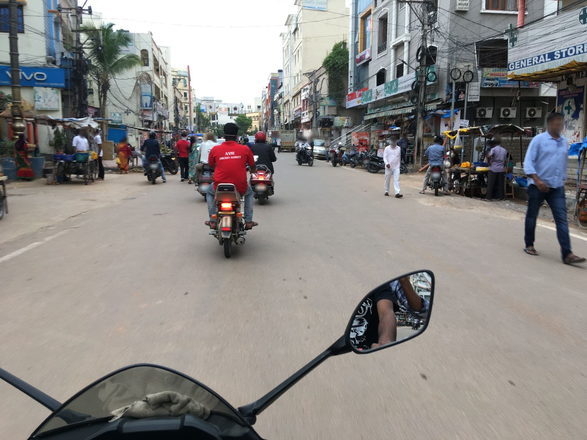 Street view near Sri Devi women's hostel, Kukatpally