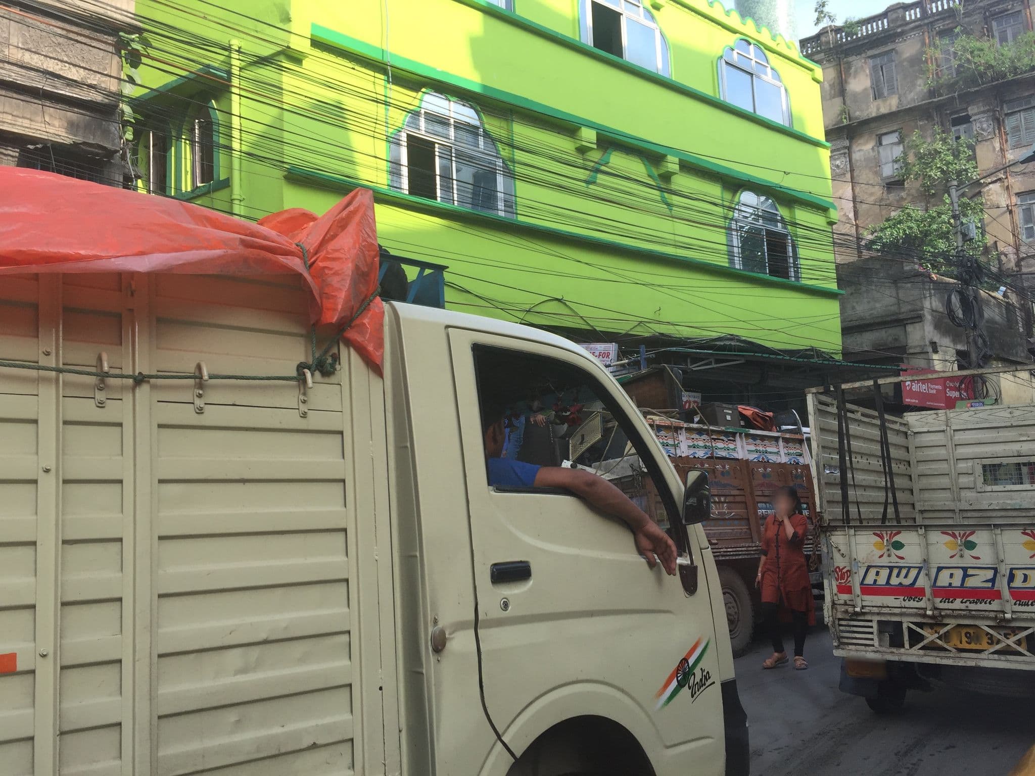 Street view near Hotel Green Star, Kolkata — © infolimon (CC BY-SA · Mapillary)