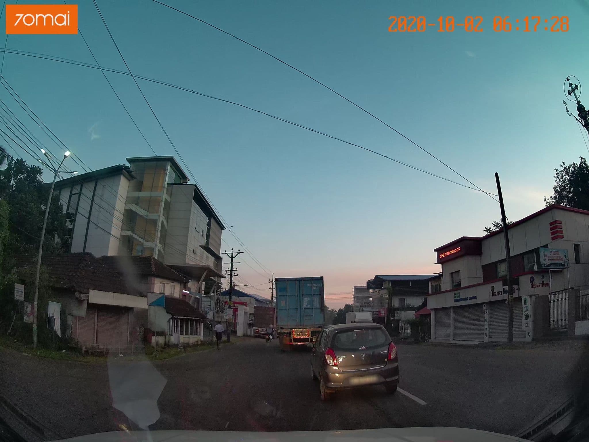 Street view near Hotel Dasprakash, Kunnamkulam — © johnichan (CC BY-SA · Mapillary)