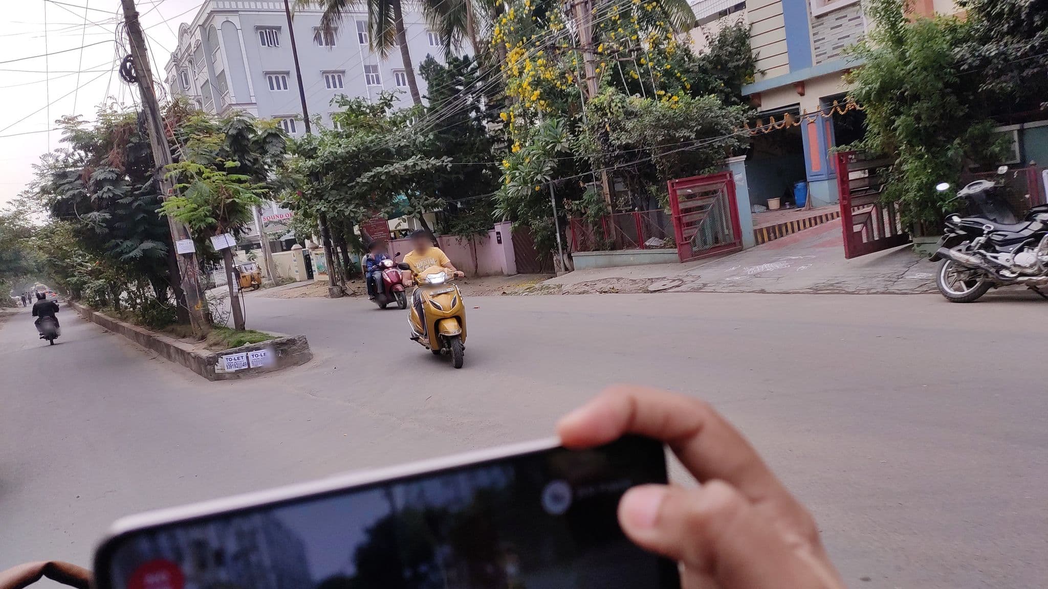 Street view near Asritha Residency, Kukatpally