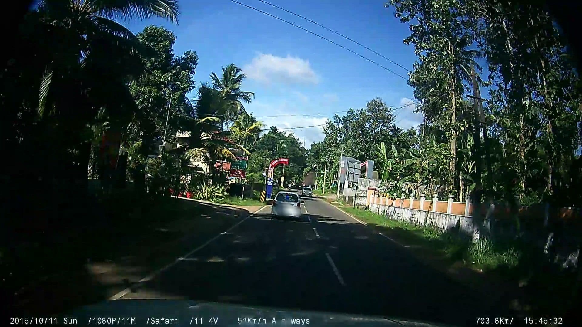 Street view near Greenary Hostel, Puthuppally — © johnichan (CC BY-SA · Mapillary)