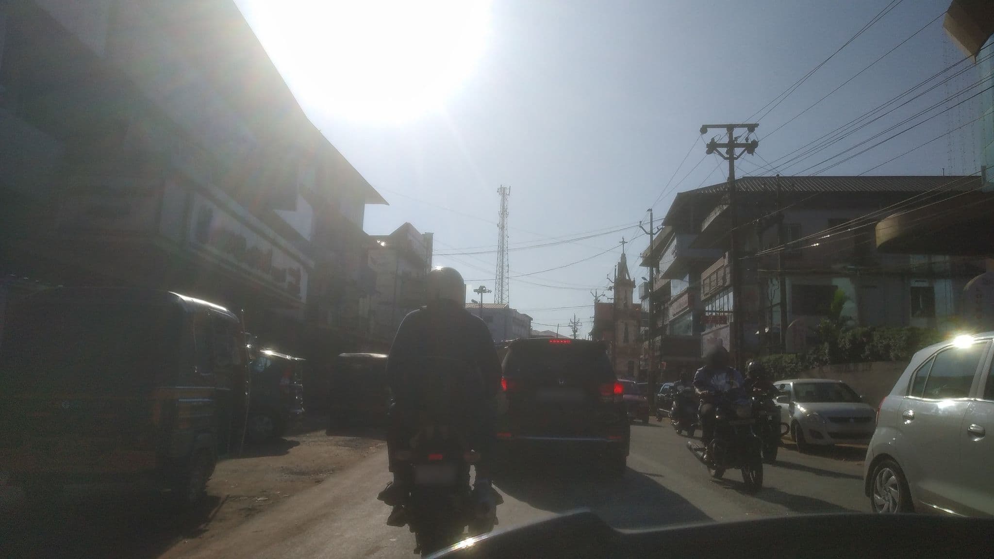 Street view near Hotel SAJ International, Rāmamangalam — © jothishbabu (CC BY-SA · Mapillary)