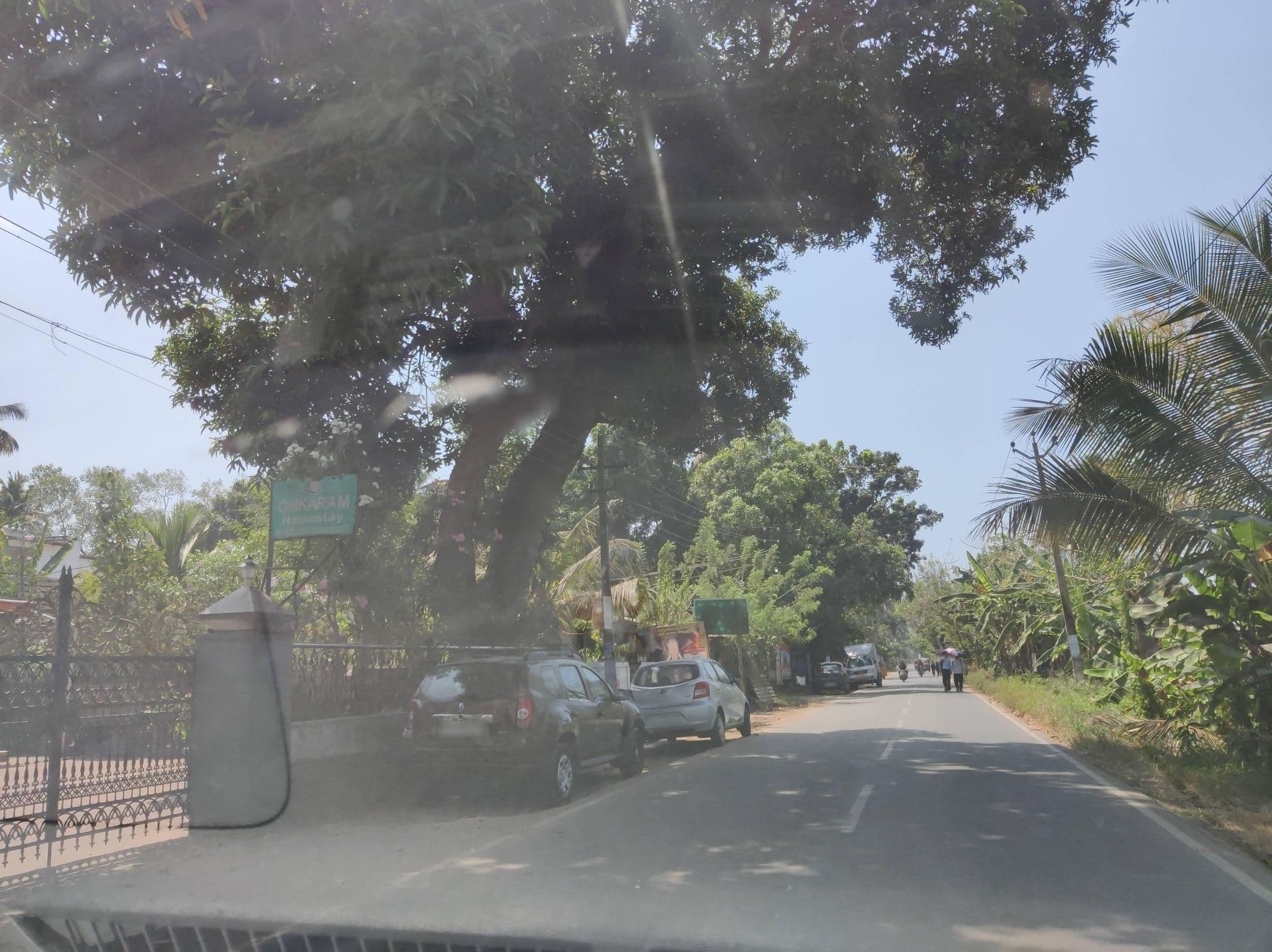 Street view near Omkaaram Homestay, Kunnumma — © Gannu03 (CC BY-SA · Mapillary)