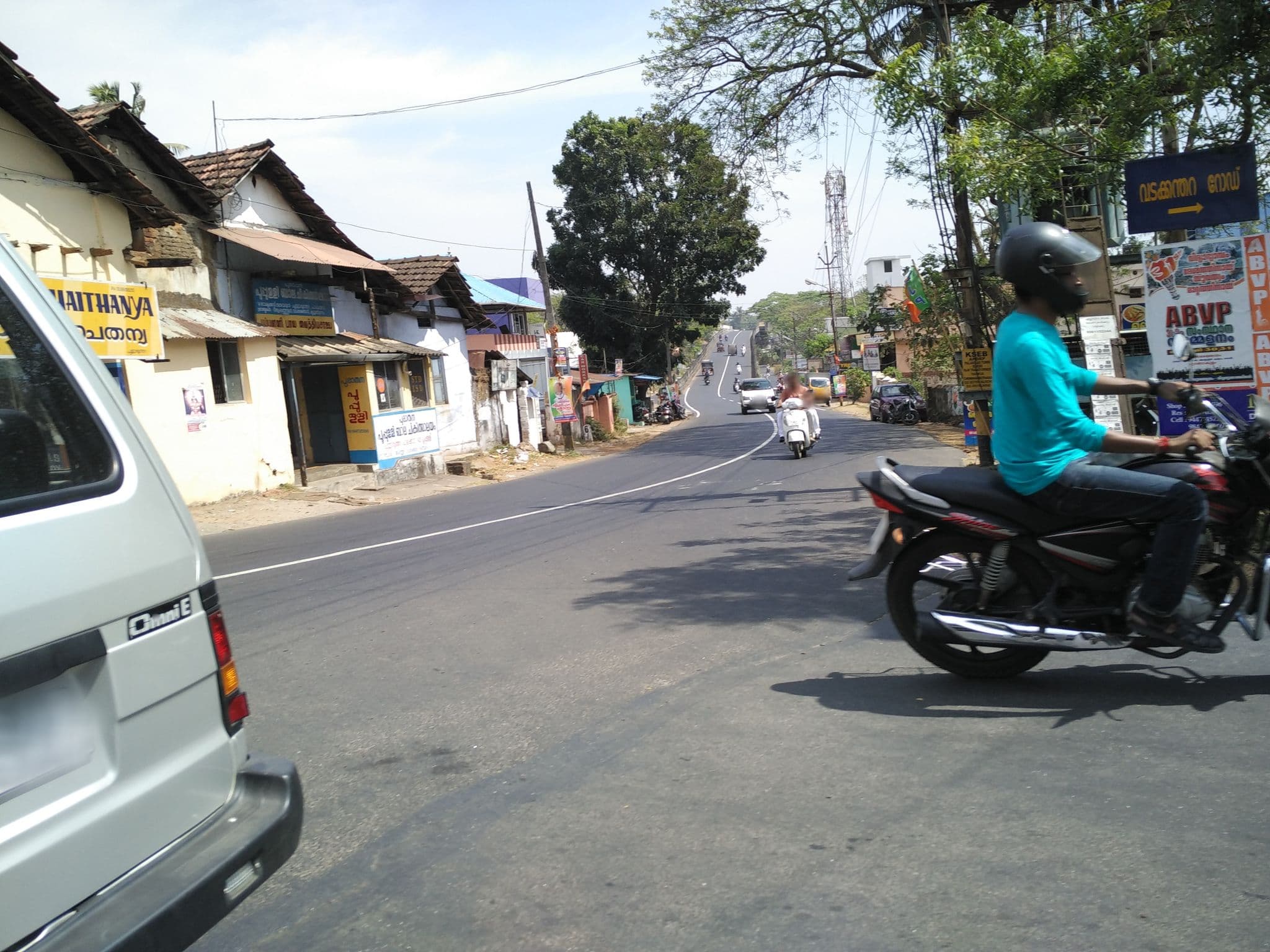 Street view near chaithanya pure vegetarian, Ambikāpuram — © vis (CC BY-SA · Mapillary)