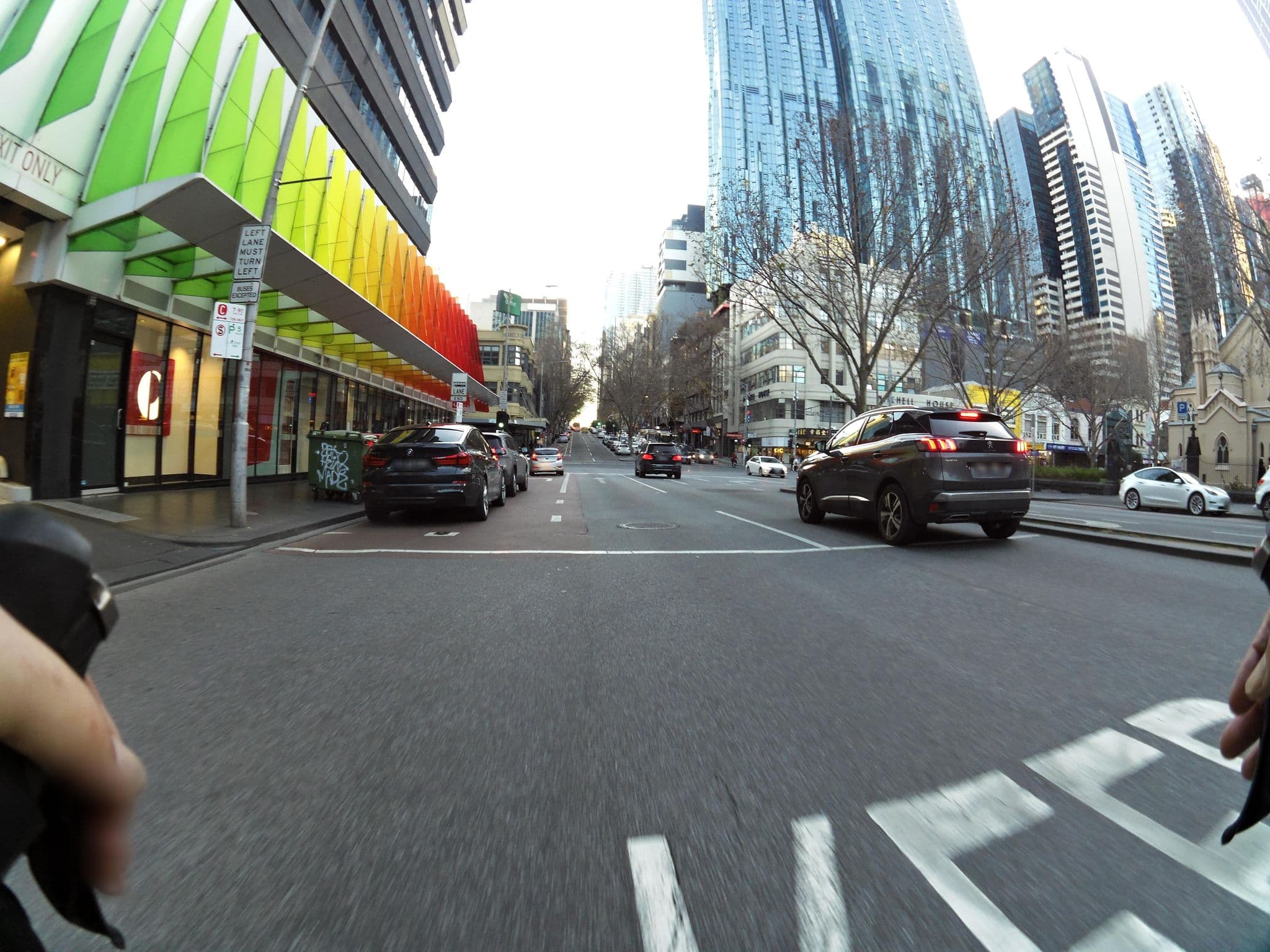 Street view near Urban Apartments, Melbourne — © skillsy (CC BY-SA · Mapillary)