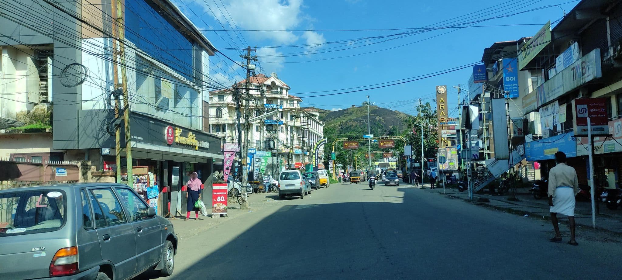 Street view near thanima hotel, Pathanāmthitta — © V15 (CC BY-SA · Mapillary)