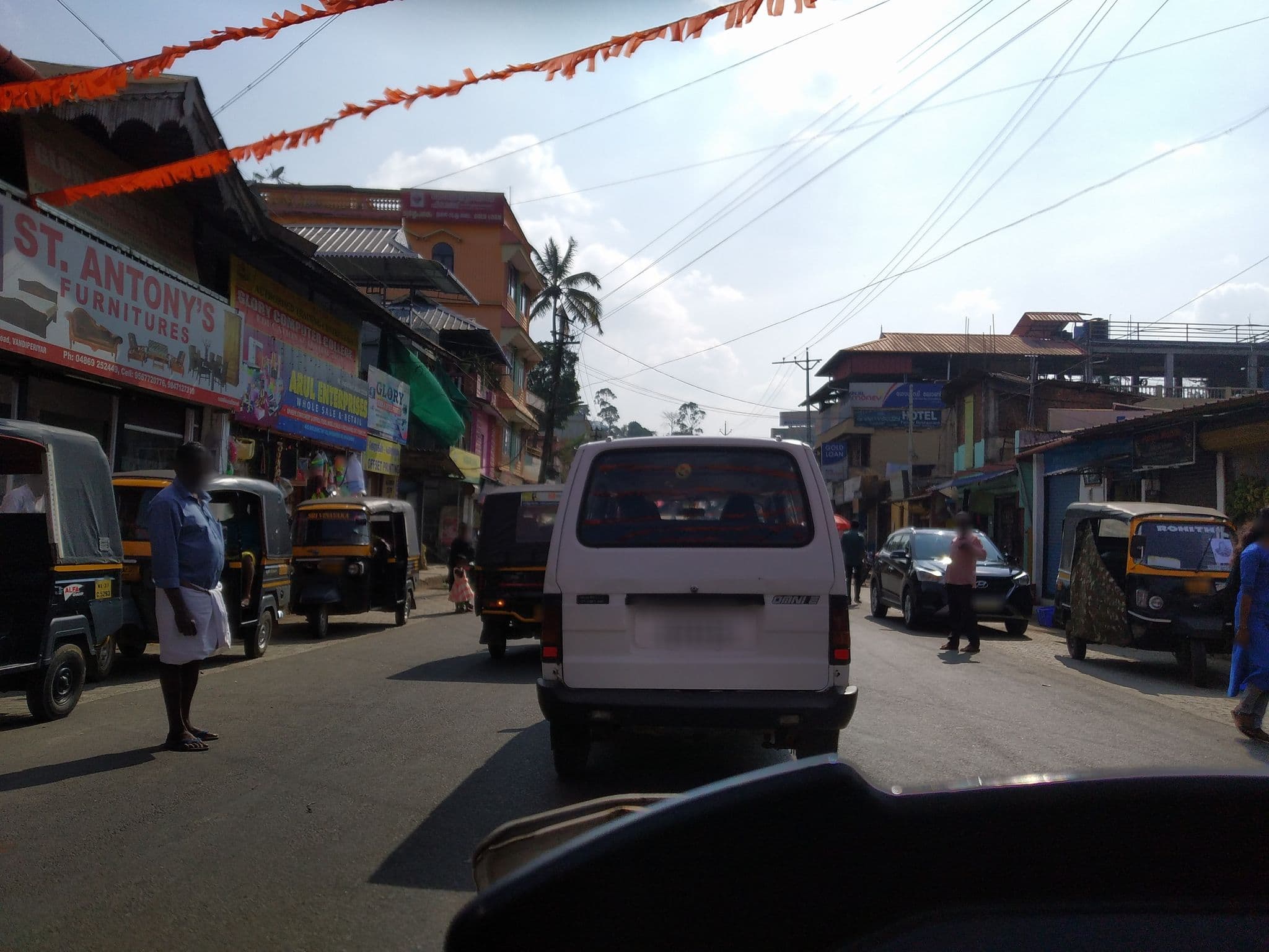 Street view near Hotel Arya, Cumbum — © jothishbabu (CC BY-SA · Mapillary)