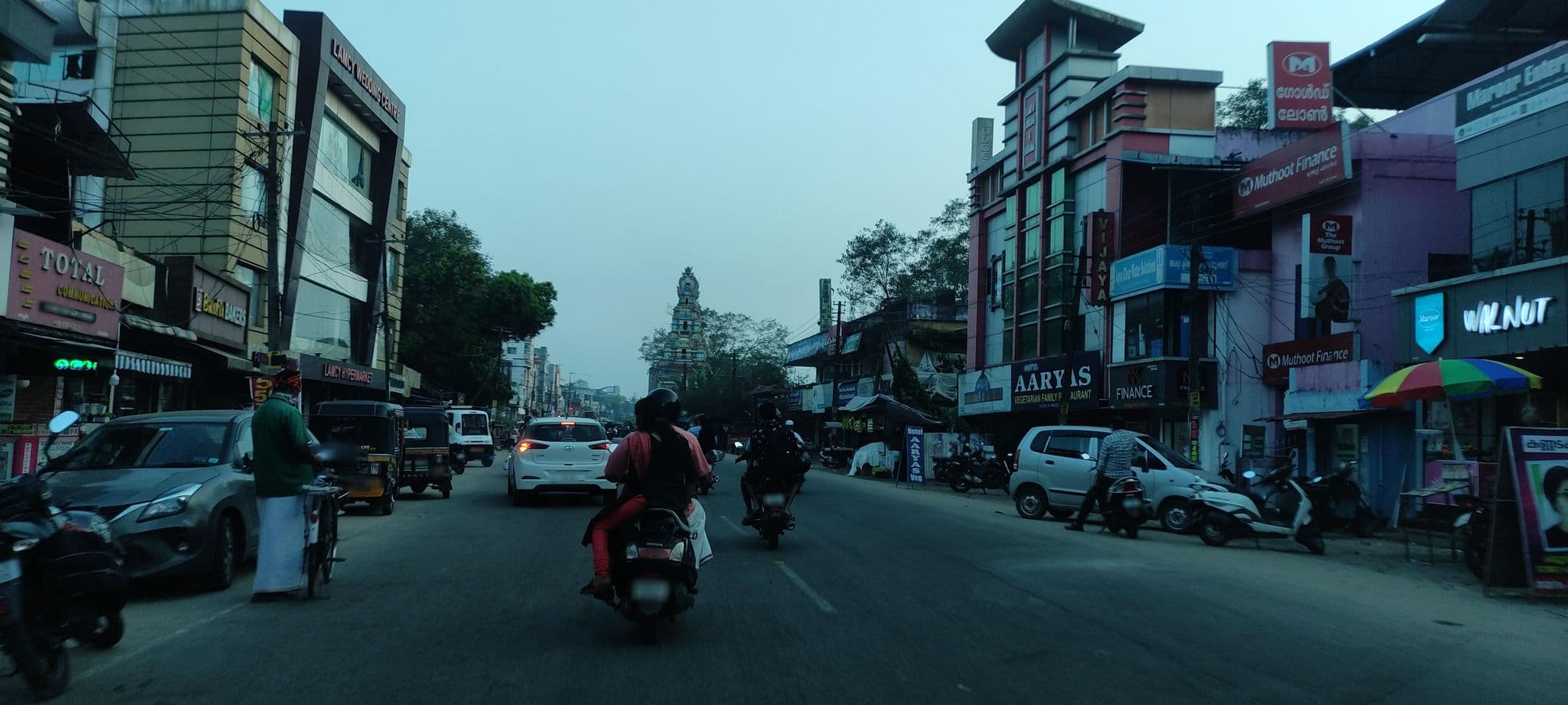 Street view near Aaryaas Hotel, Ochira — © V15 (CC BY-SA · Mapillary)