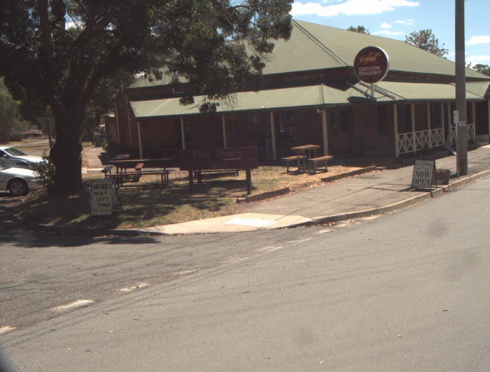 Street view near Ellen Frances Hotel-Motel & Bar, Euroa — © vicroads (CC BY-SA · Mapillary)